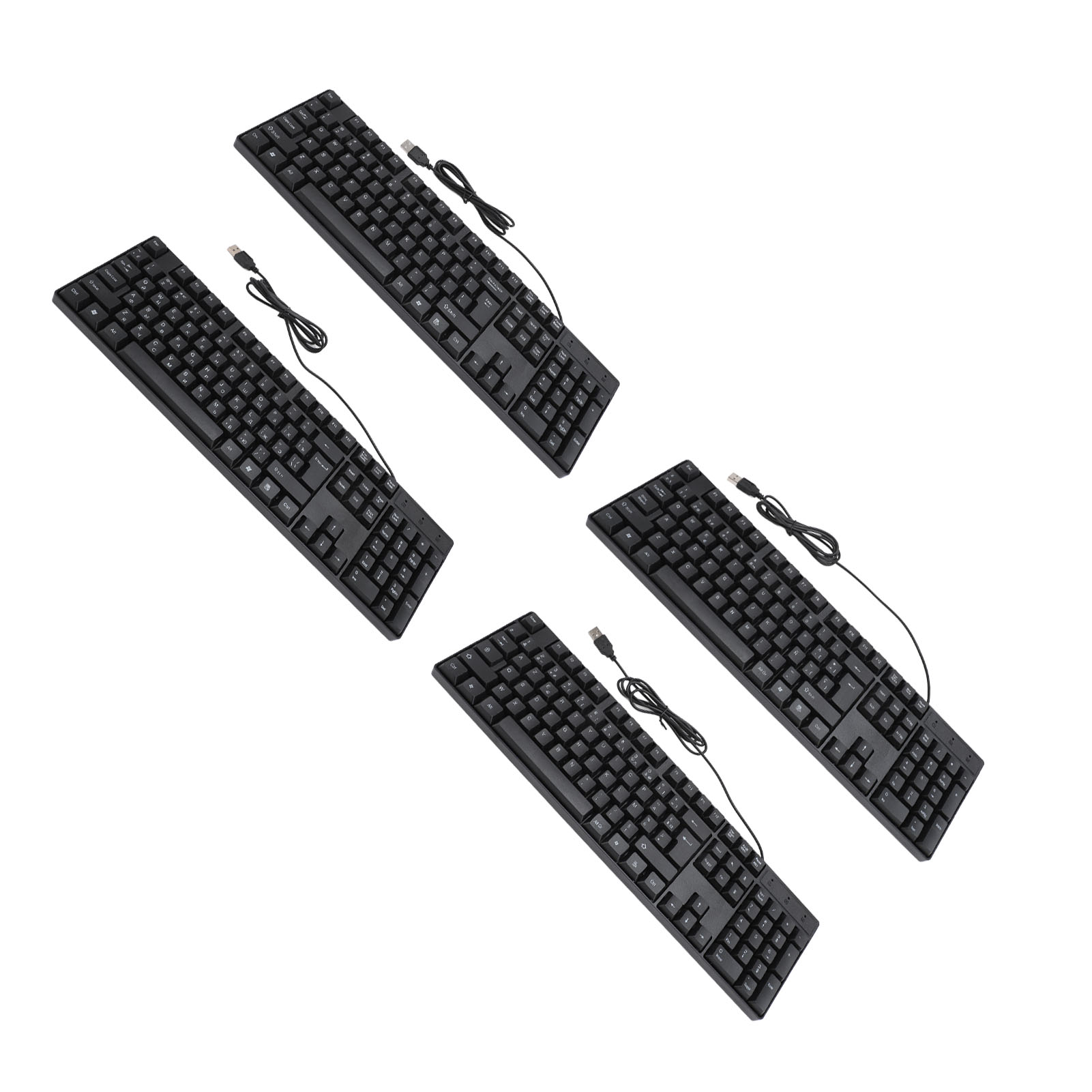 K1800 Minority Language Keyboard 104 Keys 4.9ft Cable Ergonomic Design USB W Kit - Picture 22 of 24