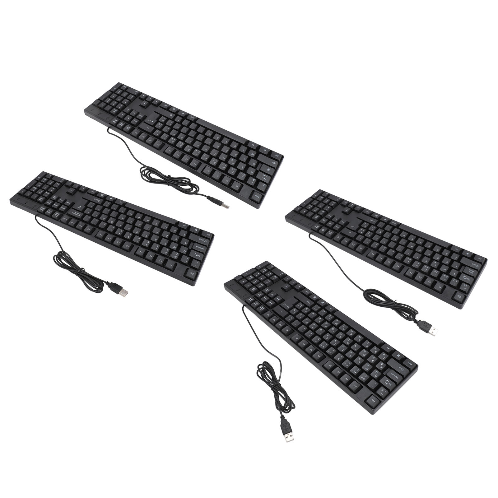 K1800 Minority Language Keyboard 104 Keys 4.9ft Cable Ergonomic Design USB W - Picture 32 of 36