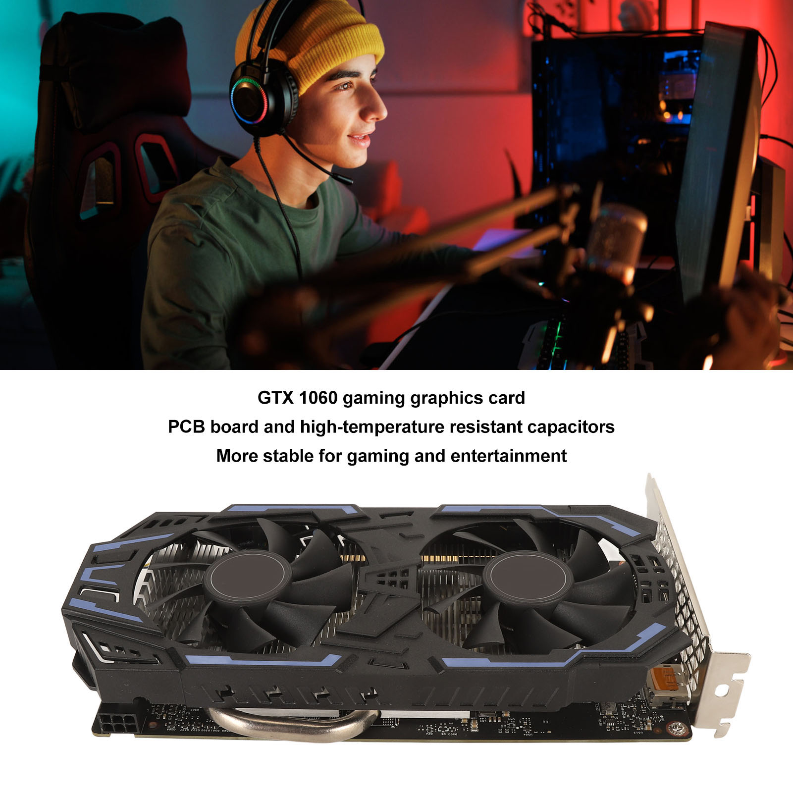GTX 1060 GDDR5 192Bit Gaming Graphics Card Support HD Multimedia Interface Displ - Picture 17 of 18