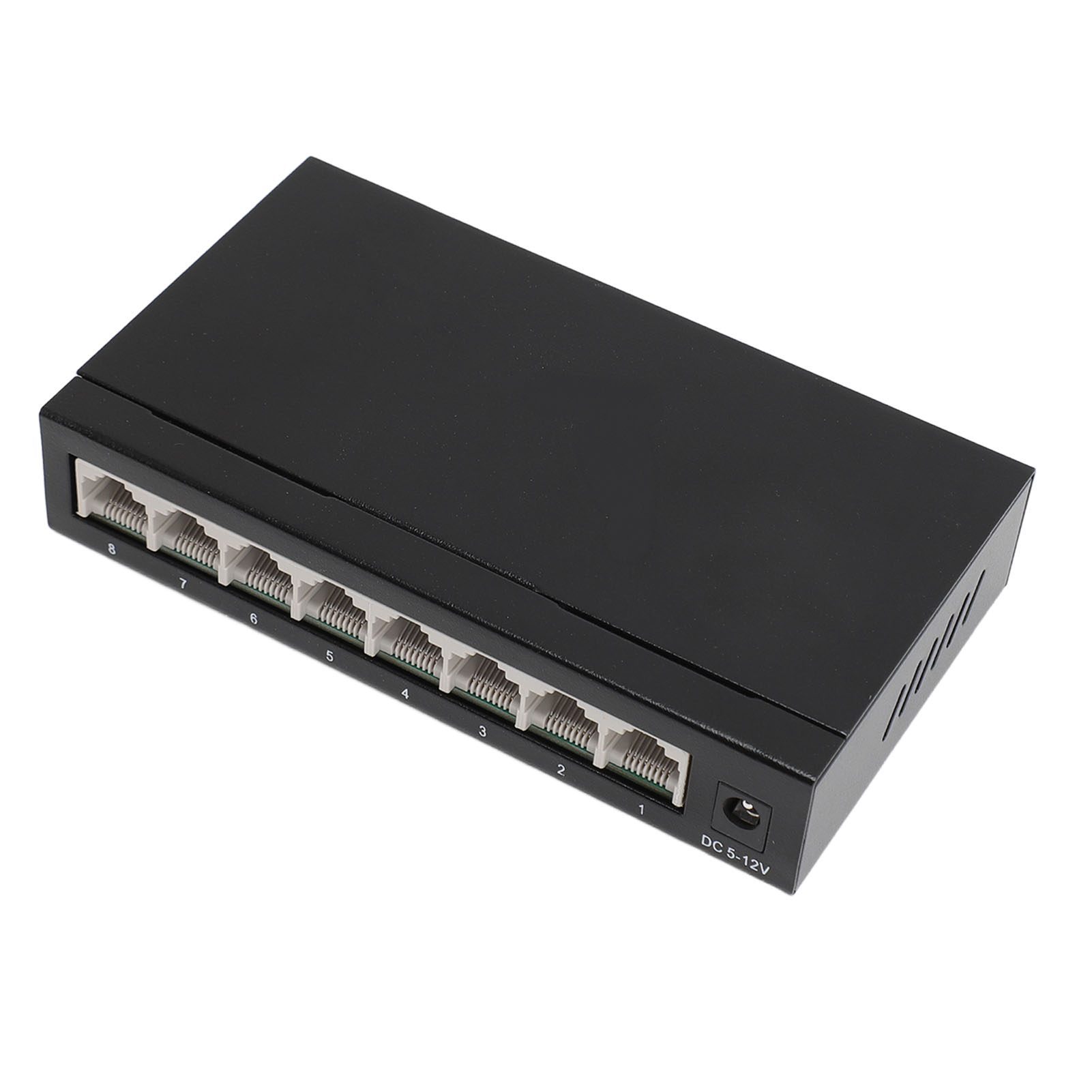 Fast Ethernet Switch 8 Ports 10 100 1000Mbps Anti Thunder Auto Negotiation MD FY - Afbeelding 25 van 32