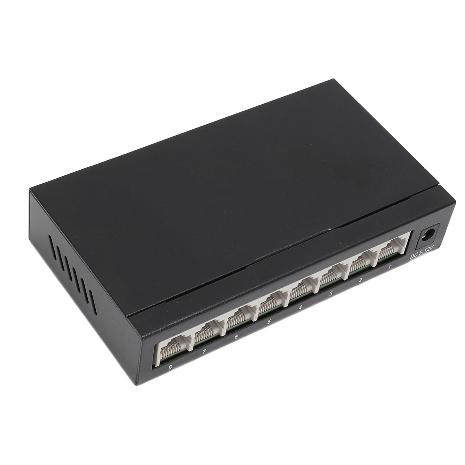 Fast Ethernet Switch 8 Ports 10 100 1000Mbps Anti Thunder Auto Negotiation MD FY - Afbeelding 24 van 32