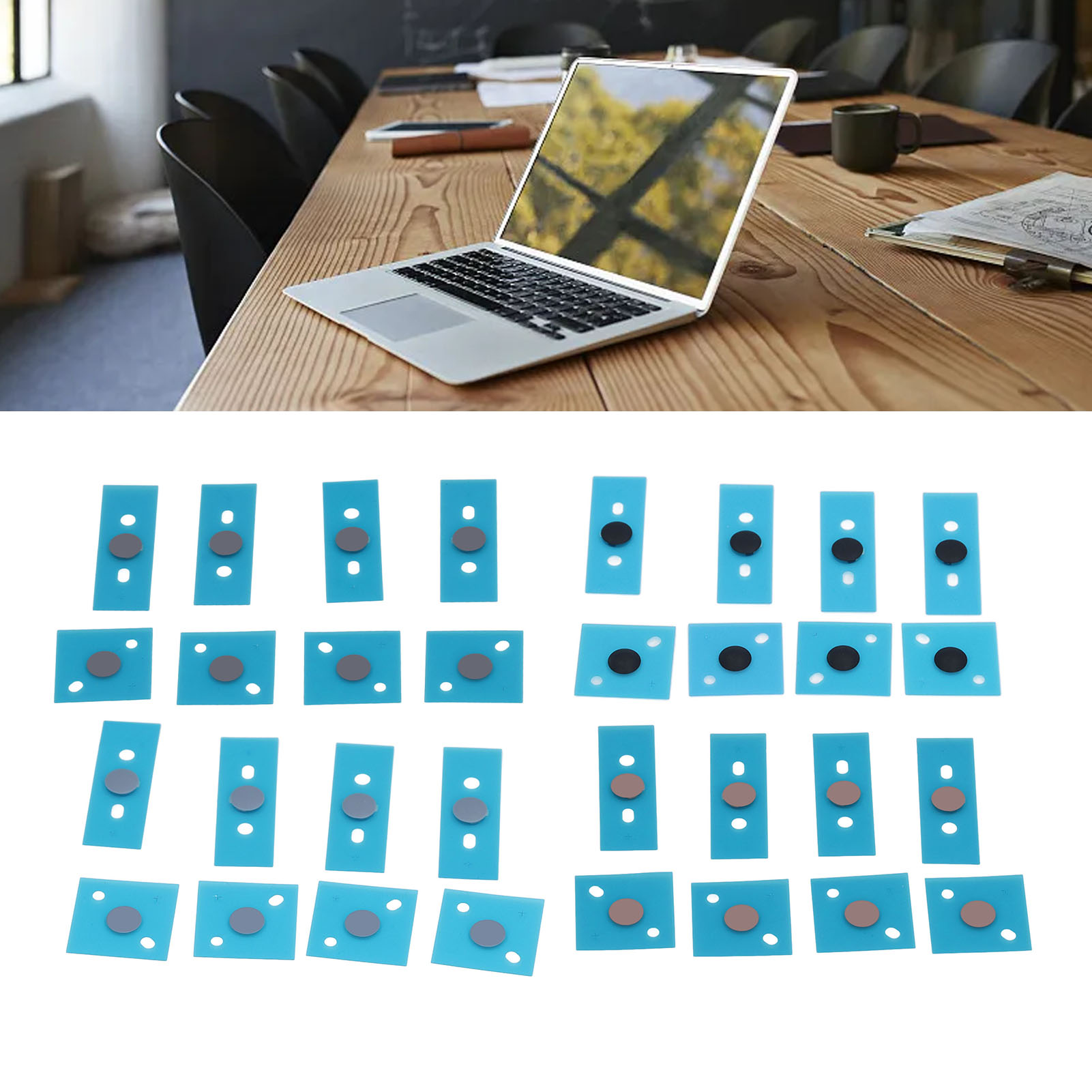 2 Sets Laptop Bottom Case Feet For Laptop 3 4 5 Generation Non Slip Reliable CB - Afbeelding 35 van 35