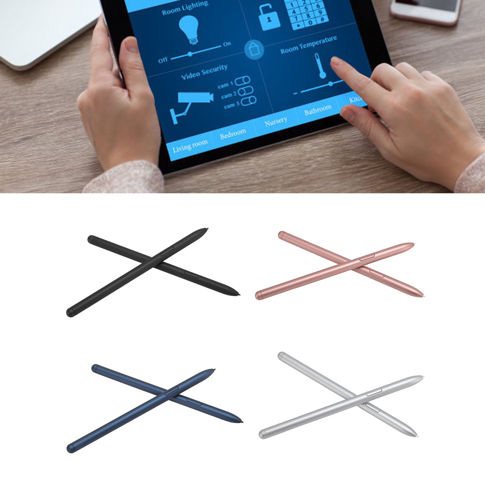 2x Stylus For Tab S7 Magnetic 4096 Pressure Le-vel Menu Function Precise Cont CB - Afbeelding 29 van 34