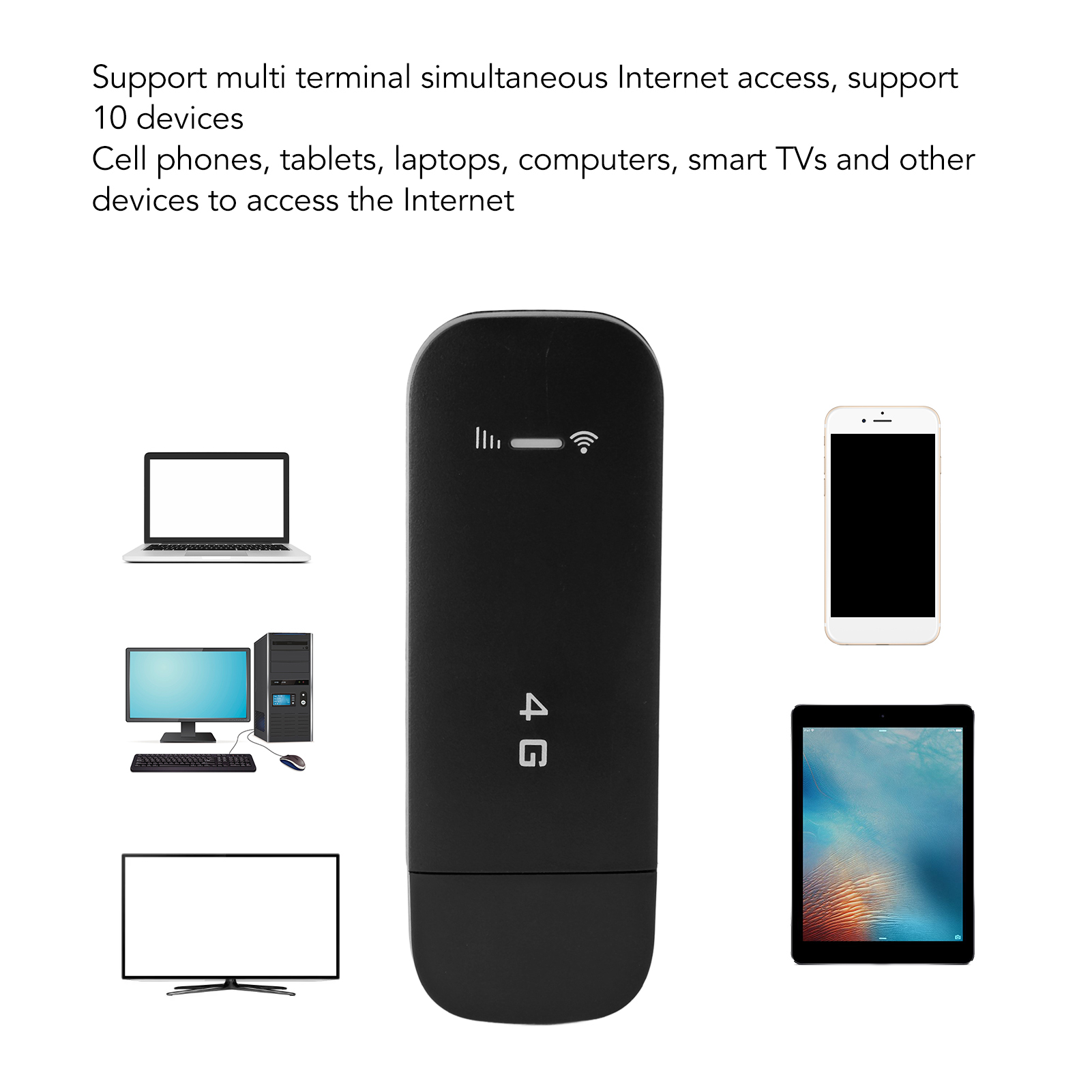 4G LTE USB Portable WiFi Router Support 10 Devices USB Portable WiFi Pocket M CB - Bild 28 von 28