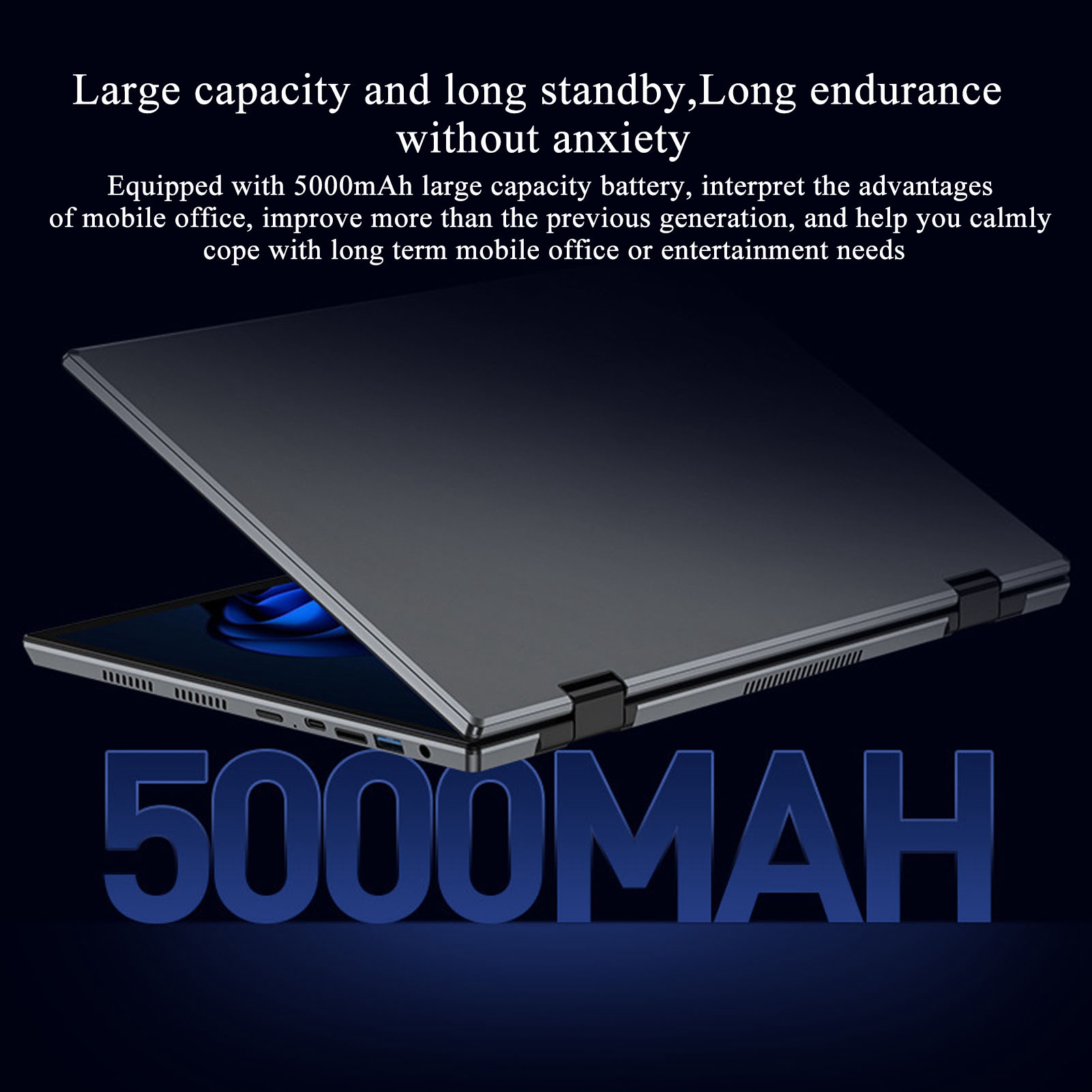 14 Zoll Laptop Dual Touchscreen Quad Core 16G DDR4 256G SSD 2.2K HD 2.4G 5G NEU - Zdjęcie 26 z 33