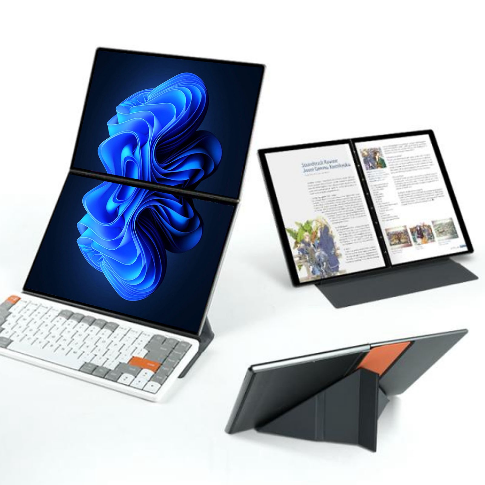 13.5 Inch HD Dual Touchscreen Laptop 16GB 256GB 180° Folding Business Lapto DOB - Picture 21 of 21