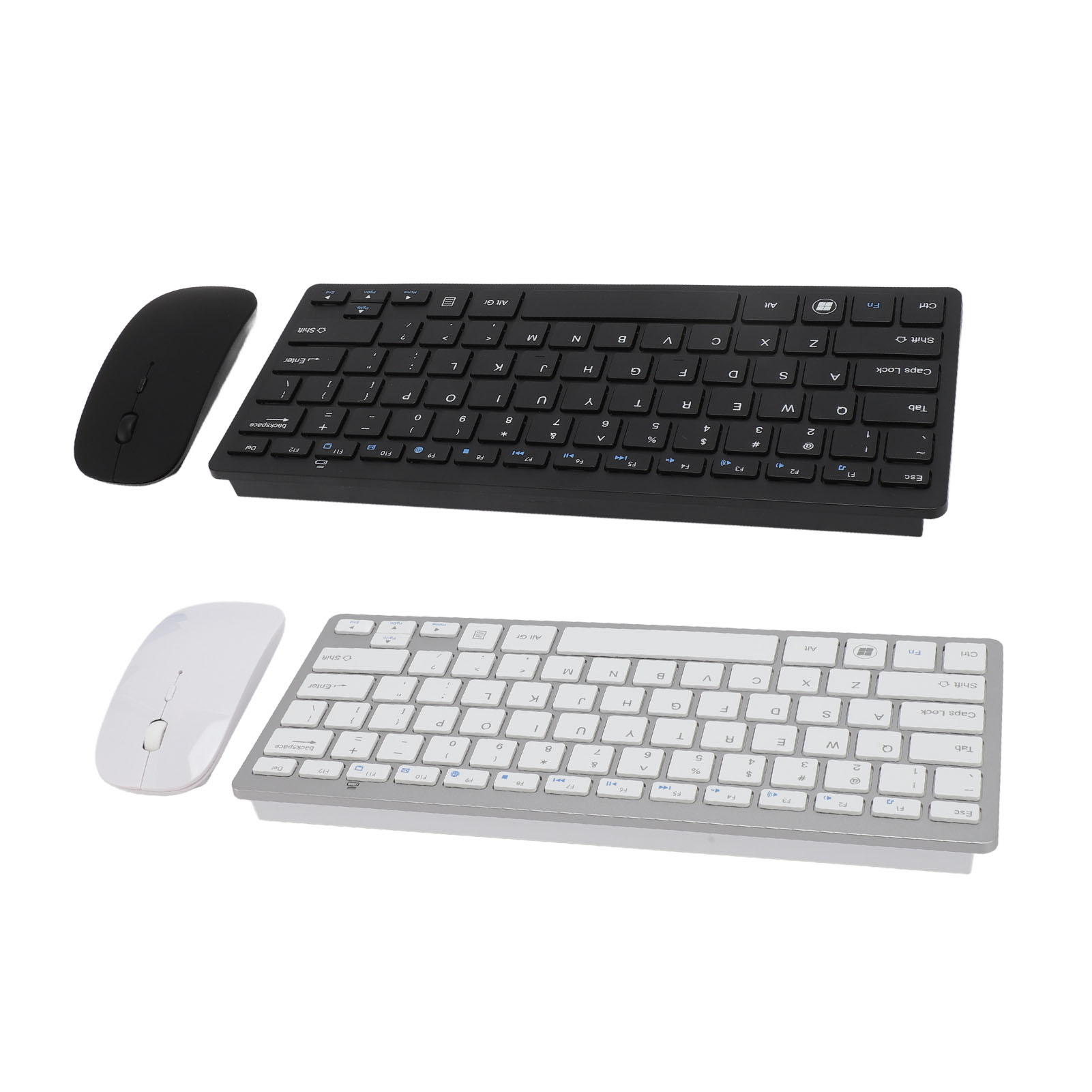 2.4G Wireless Keyboard Mouse Combo 78 Keys Keyboard USB Receiver Thin PC Key Hot - Afbeelding 29 van 30