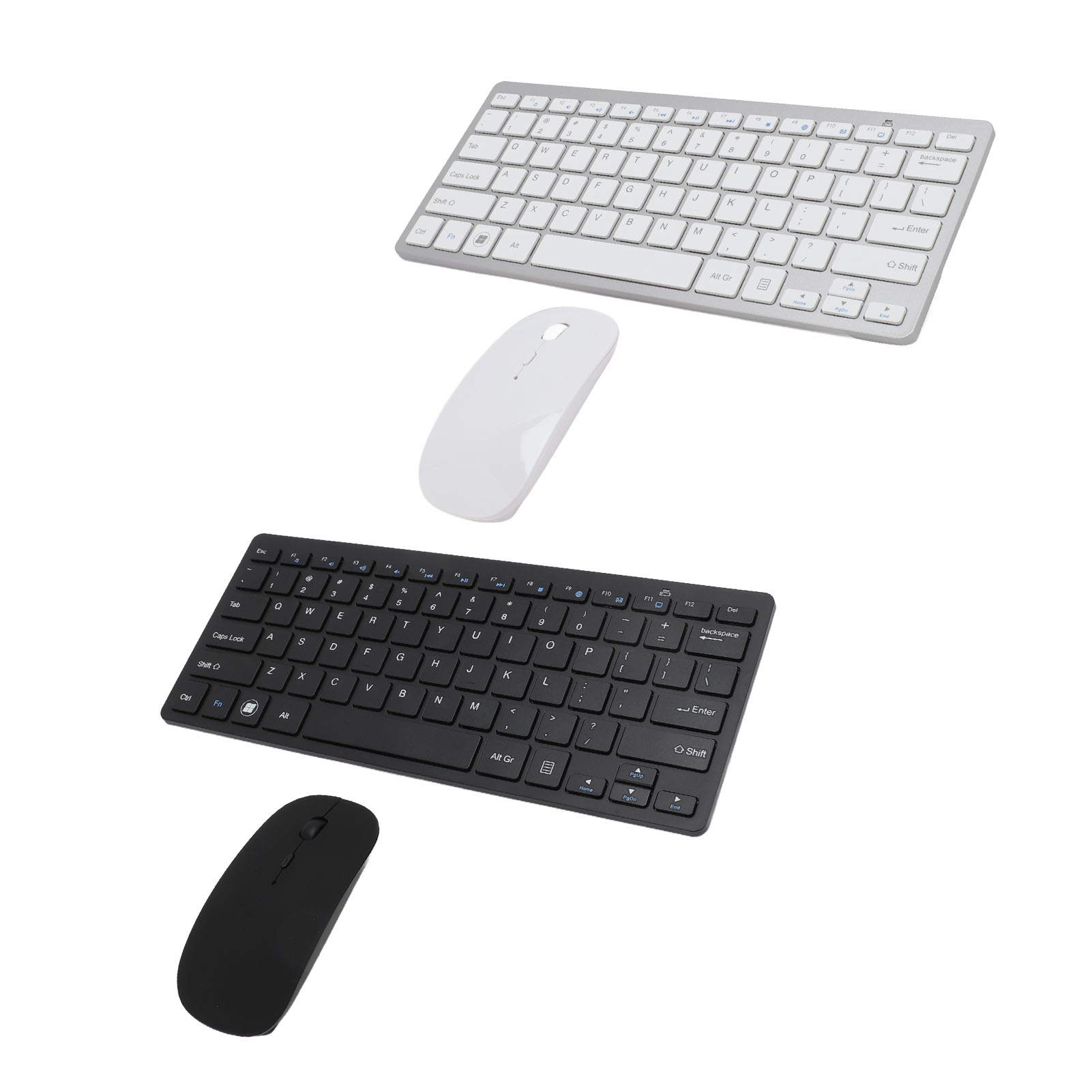 2.4G Wireless Keyboard Mouse Combo 78 Keys Keyboard USB Receiver Thin PC Key Hot - Afbeelding 27 van 30
