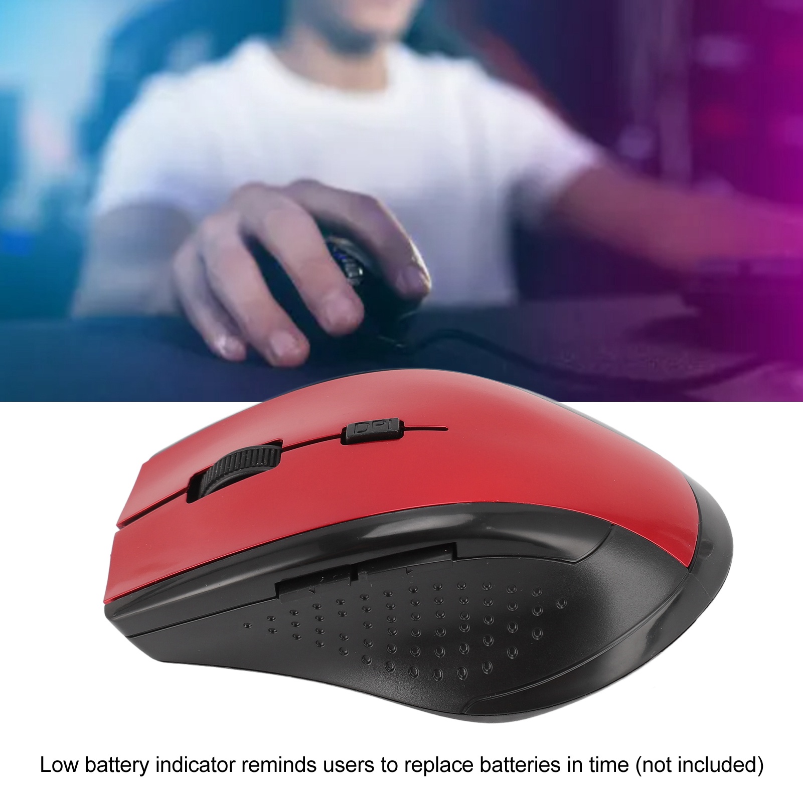 2.4G Wireless Mouse With USB Receiver High Accuracy Compact Optical Mouse Fo New - Picture 30 of 31