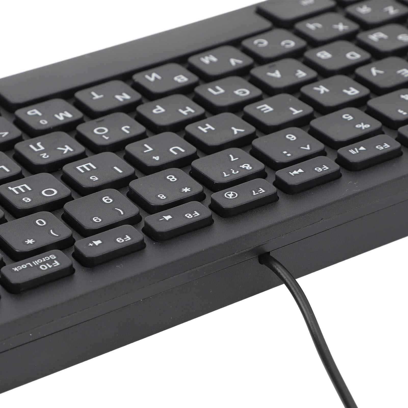 78 Key Ultra Slim Language Keyboard USB Wired Compact Keyboard With Ergonomi UK - Picture 18 of 18