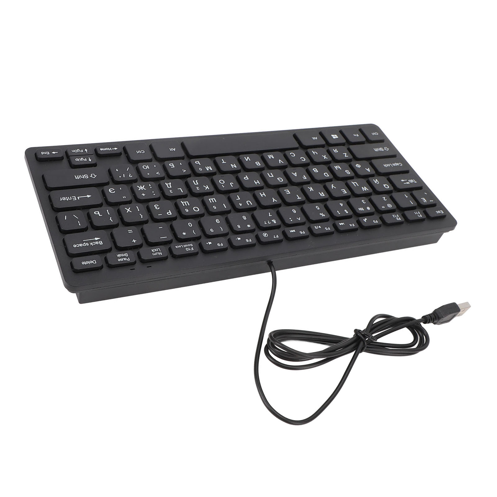 78 Key Ultra Slim Language Keyboard USB Wired Compact Keyboard With Ergonomi EOM - Picture 18 of 18