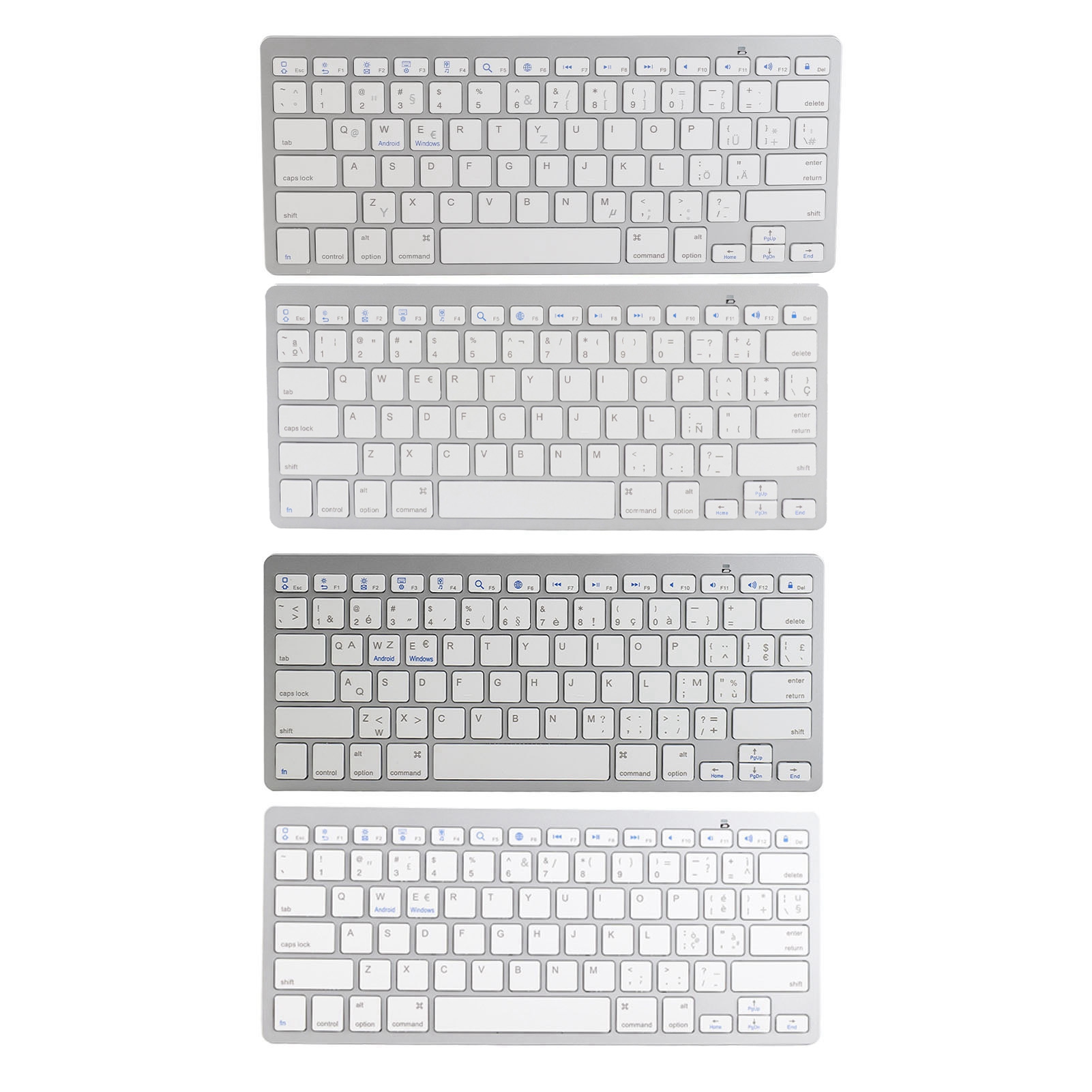 Wireless BT Keyboard Portable Compact Ultra Thin Bilingual Universal For PC L CB - Bild 35 von 36