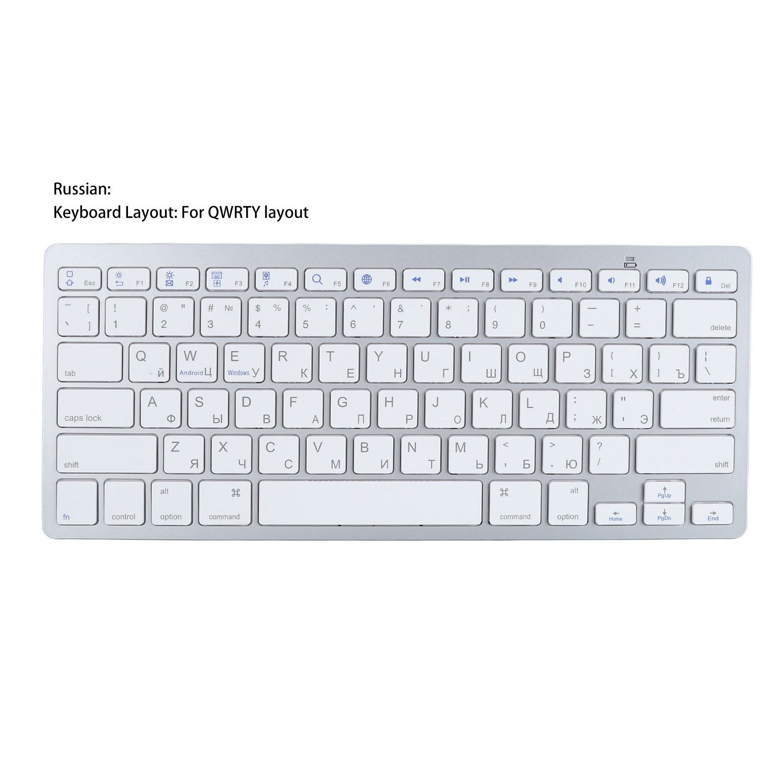 Ultra Thin Keyboard BT Wireless Splashing Proof Bilingual Language Keypad Fo Kit - Picture 17 of 18