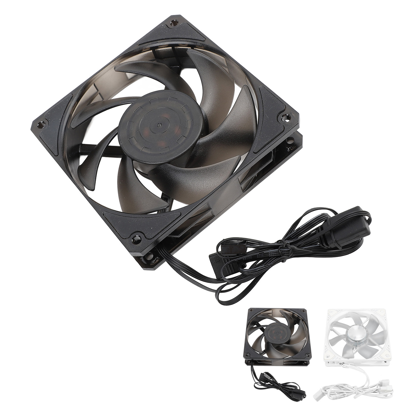 120mm Hydraulic Bearing Case Fan 800 To 2500RPM 4 Pin PWM 5V ARGB Temperature CB - Bild 28 von 28