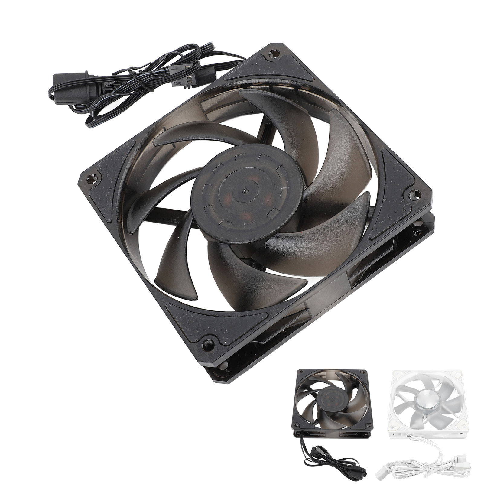 120mm Hydraulic Bearing Case Fan 800 To 2500RPM 4 Pin PWM 5V ARGB Temperature CB - Bild 25 von 28