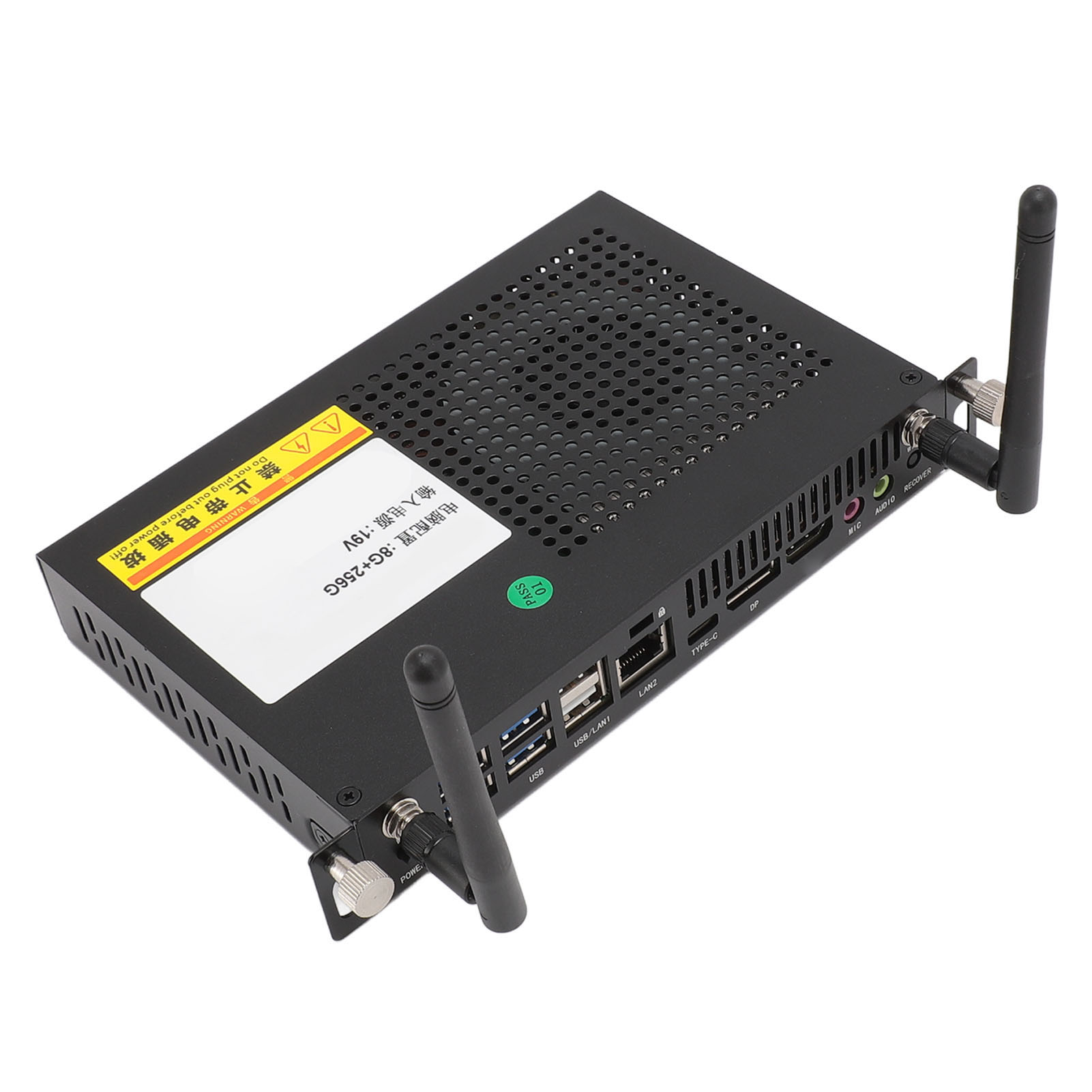 Small PC 8GB DDR4 256GB SSD 12th 13th Gen Mobile Processor Built In Industria FY - Afbeelding 26 van 33