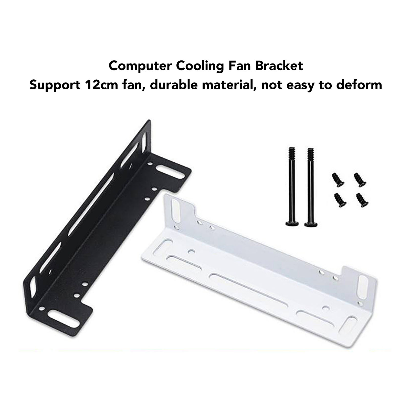 Computer Radiator Fan Holder Thickened Stainless Steel Low Noise Chassis Fan FY - Afbeelding 28 van 30