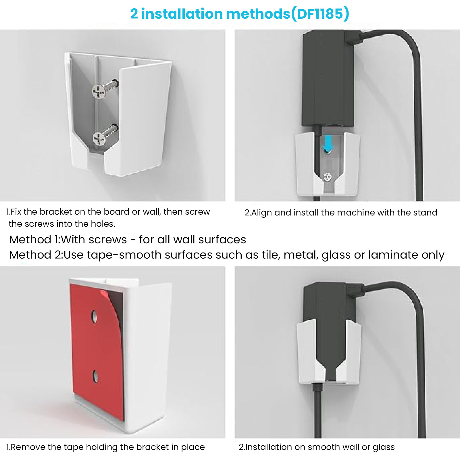 For Ethernet Adapter Mounting Kit ABS Wall Mounted Satellite Bracke SAL - Bild 28 von 28
