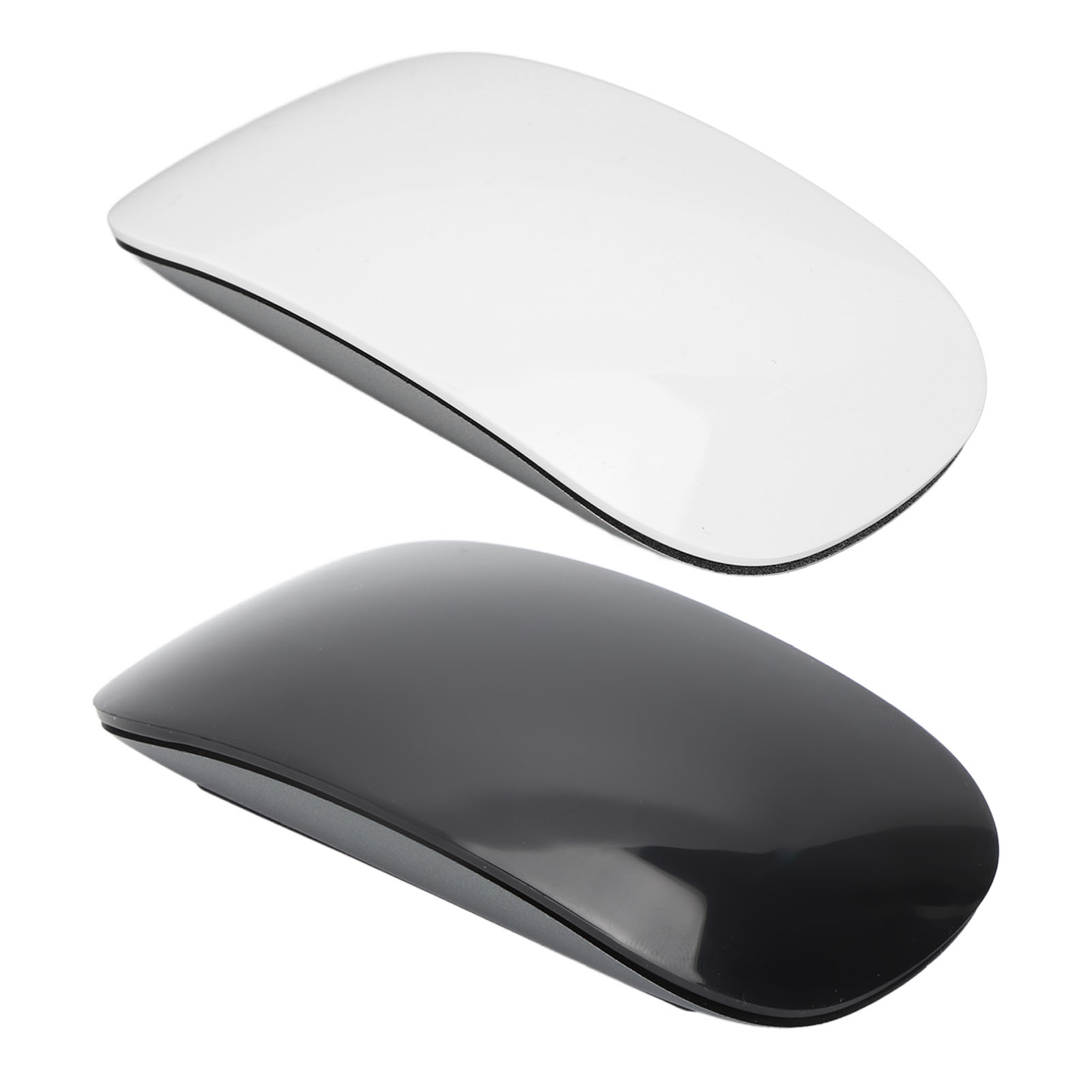 Wireless BT Mouse Ergonomic Curved Optical Touch USB C Rechargeable Slim Sil New - Picture 15 of 18