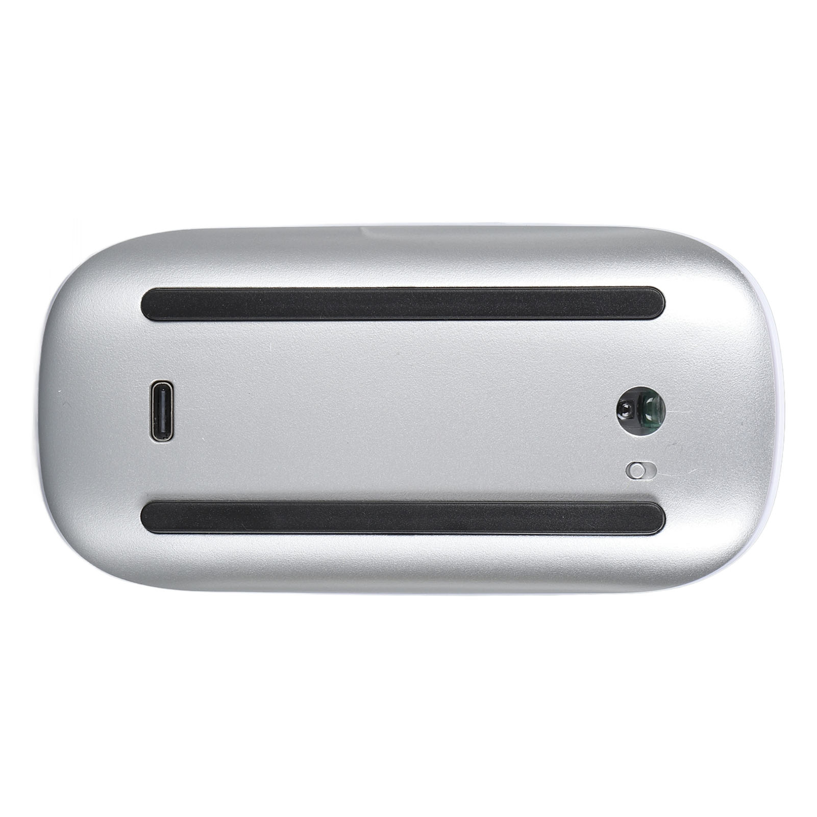 Wireless BT Mouse Ergonomic Curved Optical Touch USB C Rechargeable Slim Sil New - Picture 13 of 18