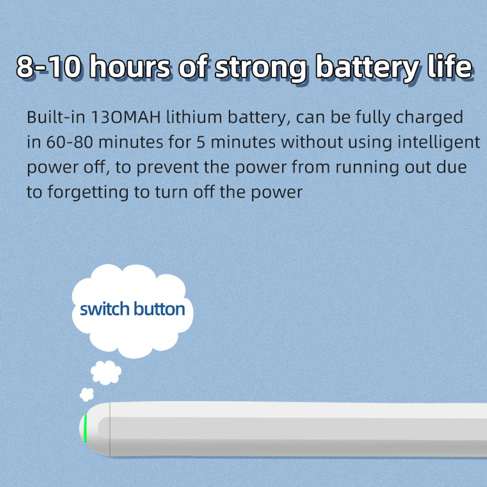 Tablet Stylus Magnetic Charging BT Stylus Pen With Tilt Sensitivity Palm Reje DB - Zdjęcie 17 z 18