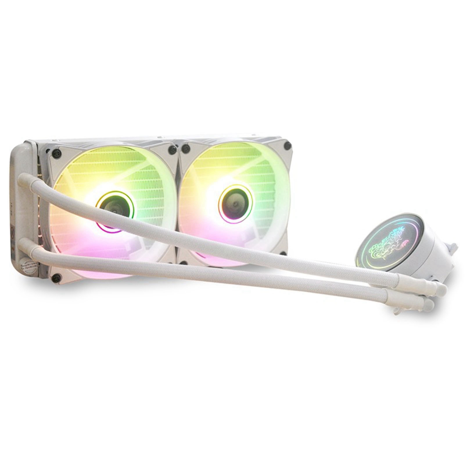240mm CPU Cooler Dual 120mm PWM Fan ARGB Sync Adjustable For LGA2066 2011 115 CB - Afbeelding 29 van 30