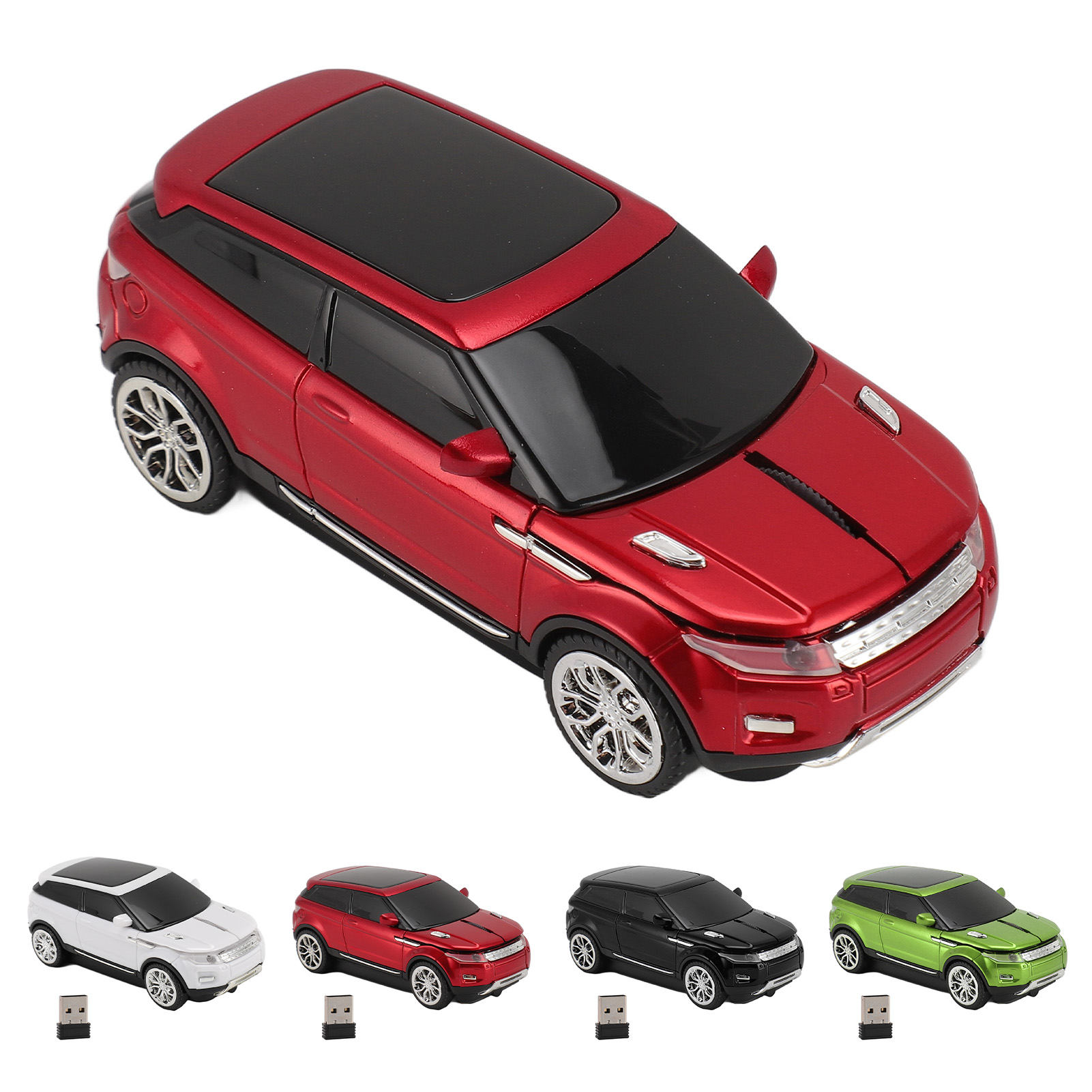 Car Shape Wireless Gaming Mice 2.4GHz 1600 DPI Cool 3D Car Shape Computer Mo KBY - Bild 32 von 35