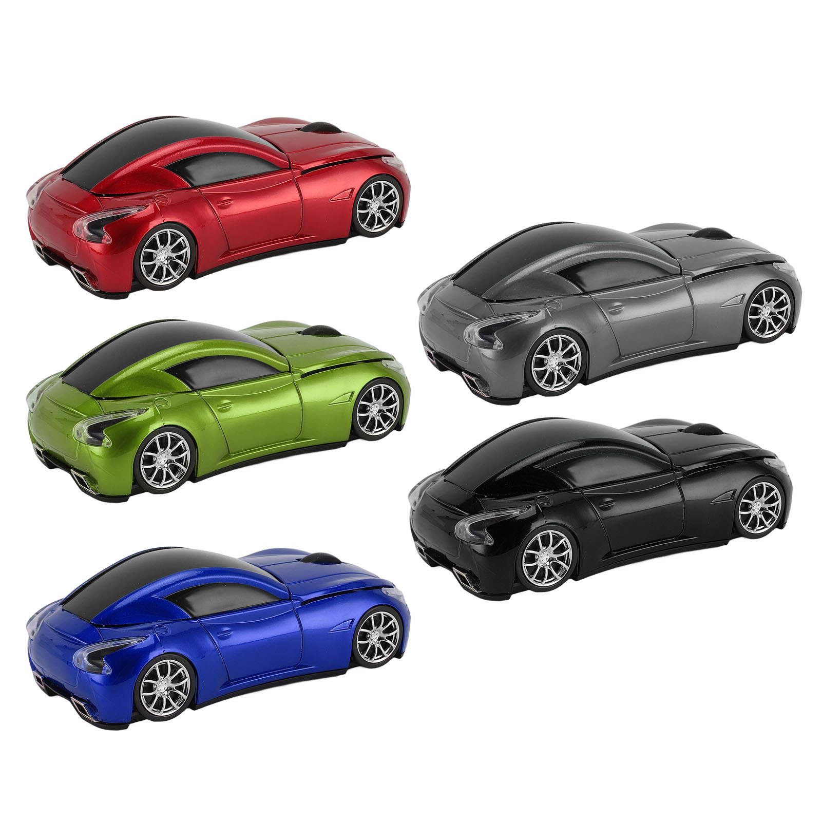 Sport Car Shape Wireless Mouse 1600 DPI Optical Sensor Mice 2.4 GHz USB Recei FY - Bild 31 von 37