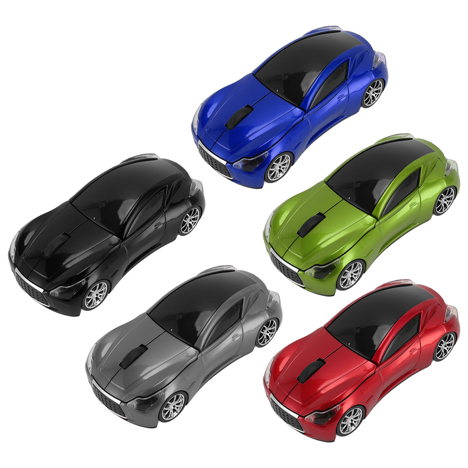 Sport Car Shape Wireless Mouse 1600 DPI Optical Sensor Mice 2.4 GHz USB Recei FY - Bild 35 von 37