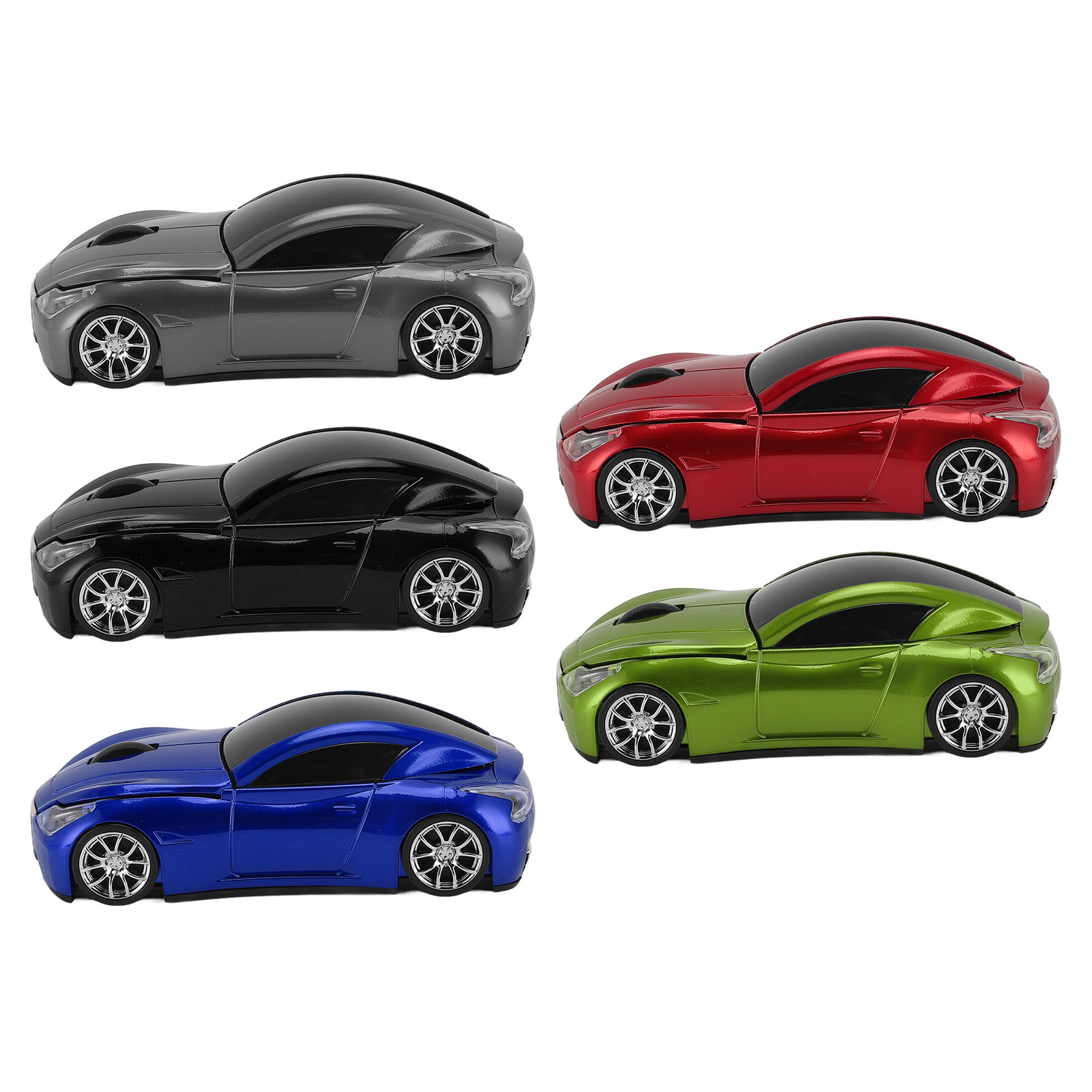 Sport Car Shape Wireless Mouse 1600 DPI Optical Sensor Mice 2.4 GHz USB Recei FY - Bild 28 von 37