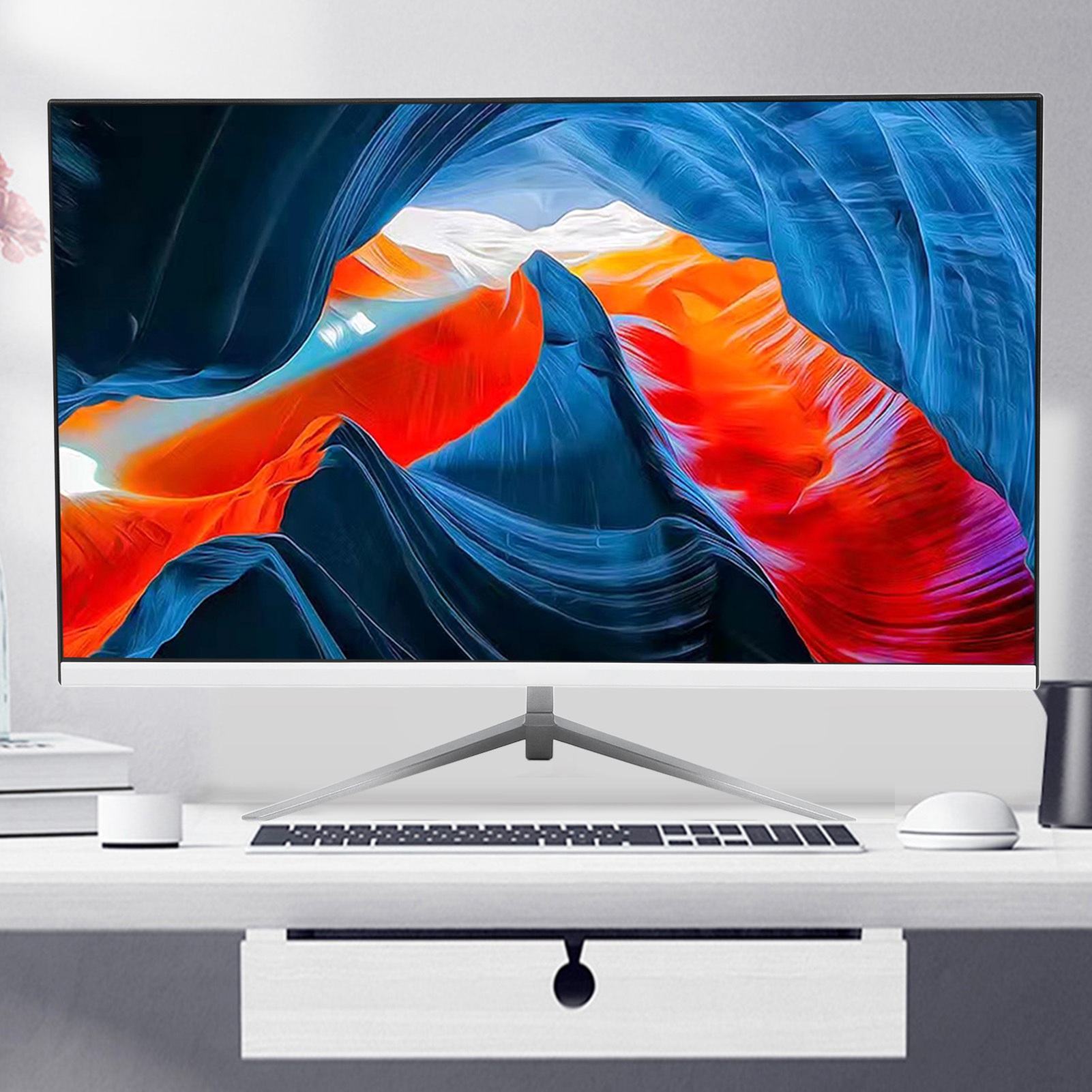 27in Display Screen QHD 2K 165Hz 2560x1440 Gaming Monitor LED Backlight Blue NEW - Afbeelding 13 van 18