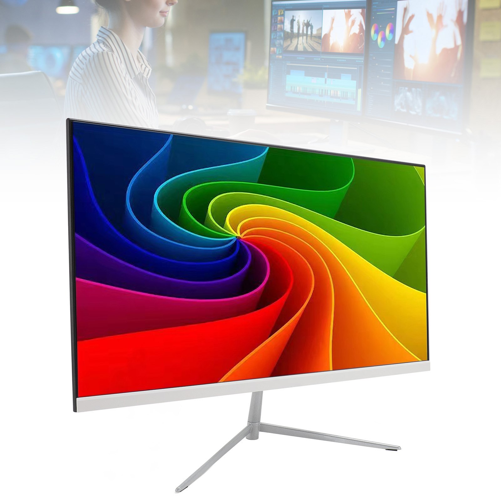 24in Gaming Monitor FHD IPS 1920 X 1080 75Hz Refreshing Rate 178° View Angle NEW - Afbeelding 18 van 18