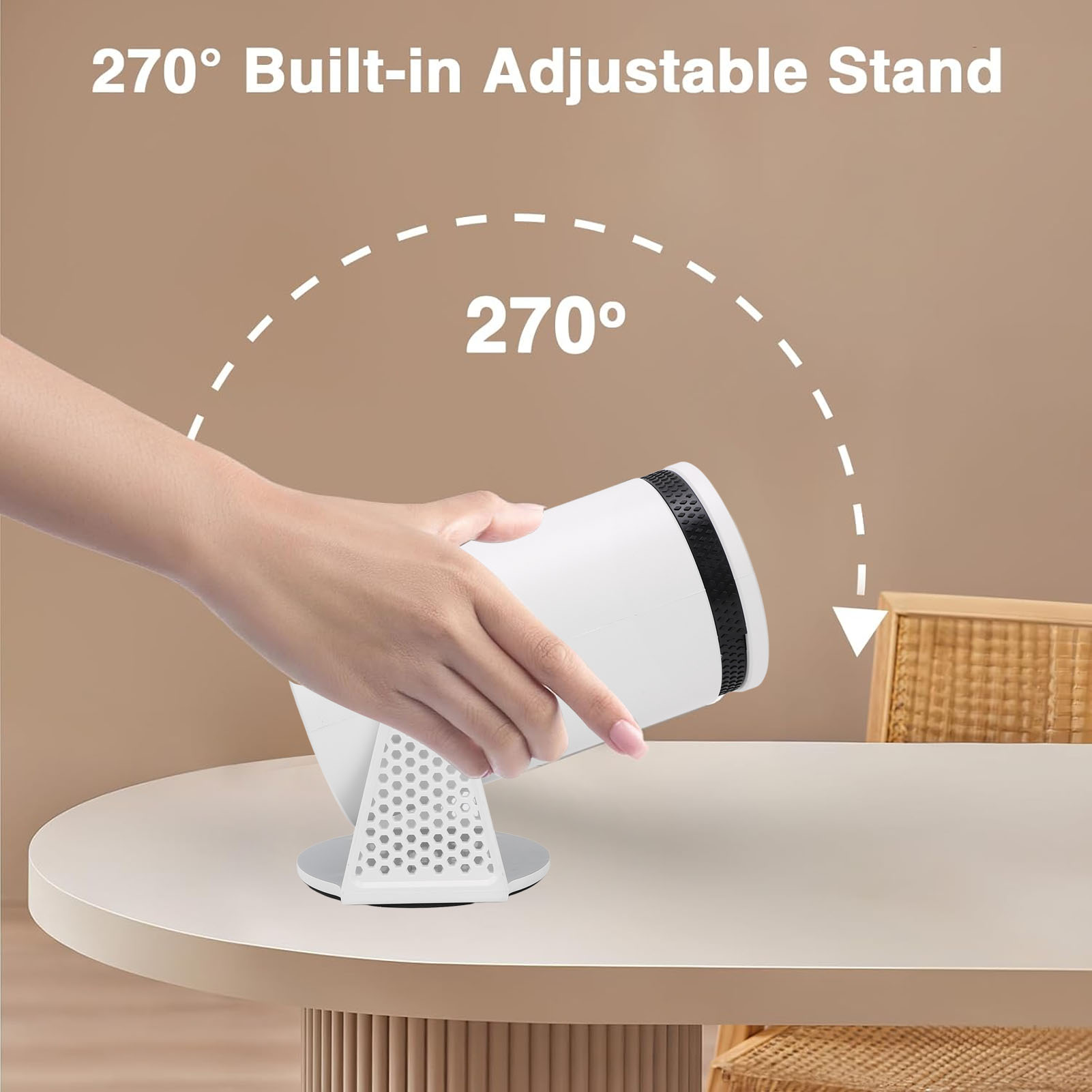 Smart Small Projector For Andr-oid 11 4K 1080P HD Portable Home Video Project CB - Afbeelding 26 van 30