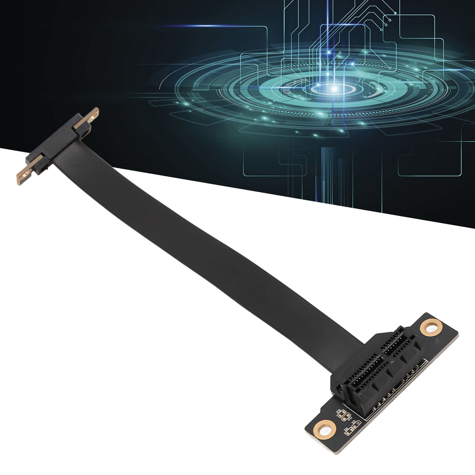 PCIe 3.0 X1 Riser Cable 8Gbps High Speed Dual 90° Right Angle PCI Express 3. Hot - Bild 30 von 35
