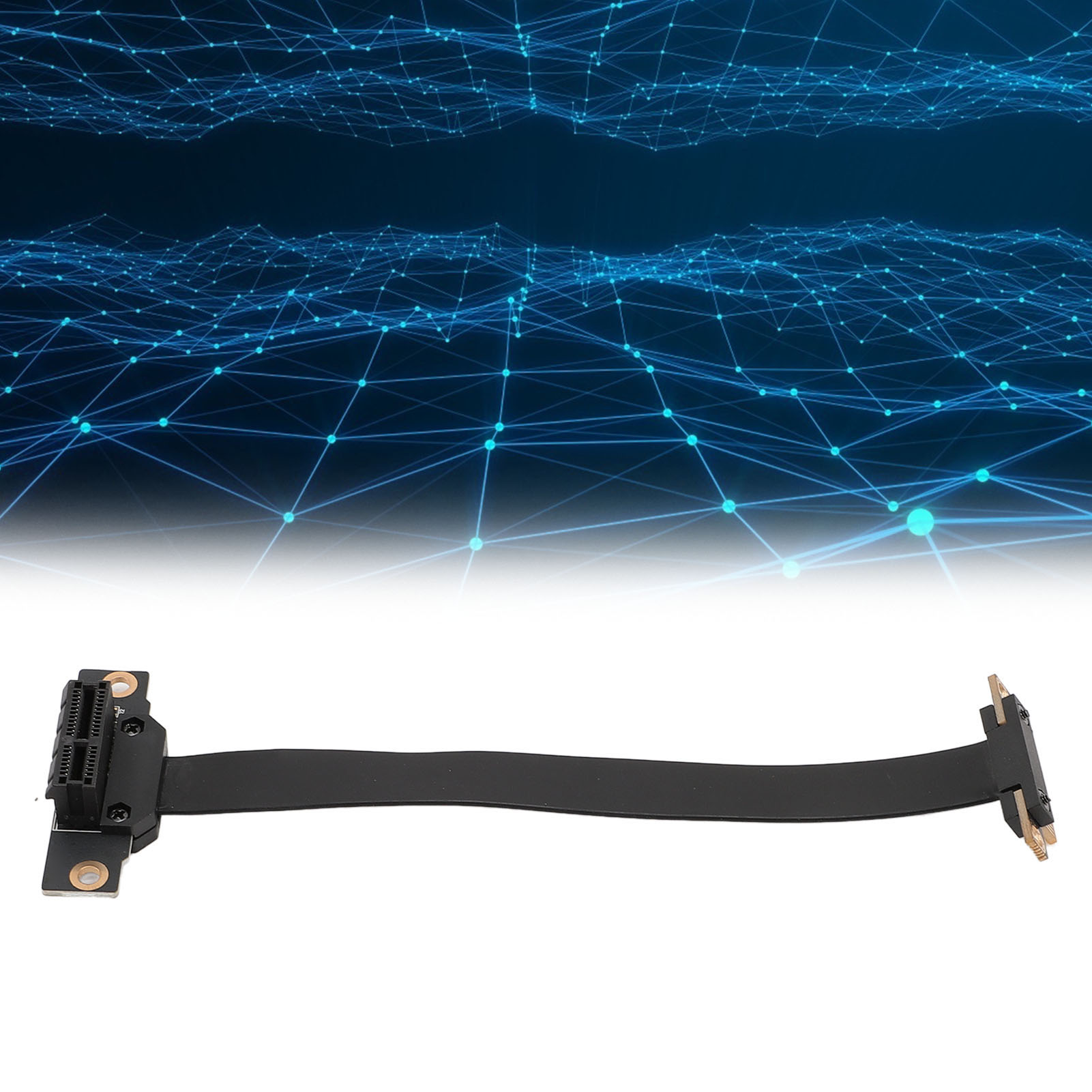 New PCIe 3.0 X1 Riser Cable 8Gbps High Speed Dual 90° Right Angle PCI Express 3. - Afbeelding 29 van 35