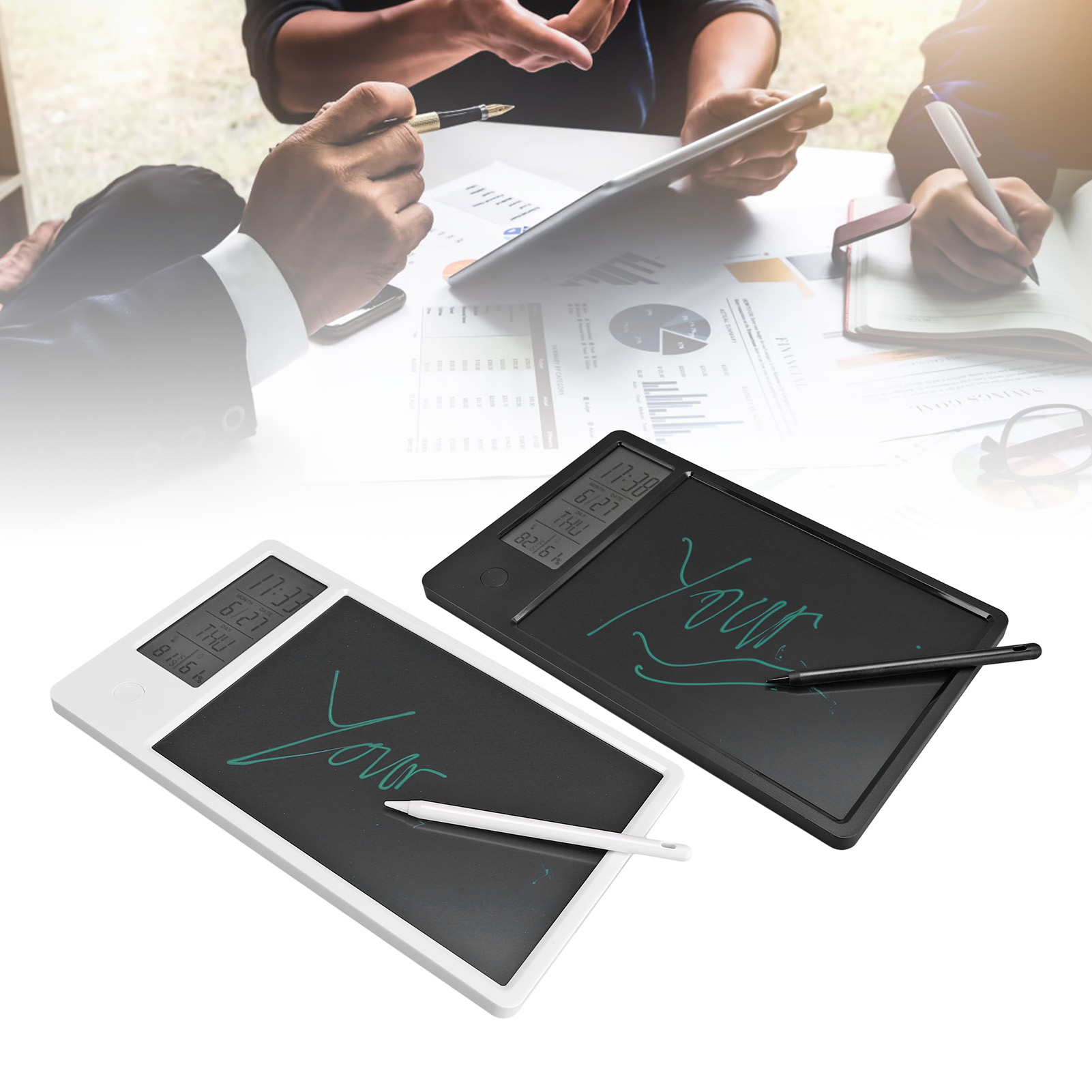LCD Writing Tablet 10in Rechargeable Erasable Electronic Doodle Board With Di FY - Bild 28 von 30