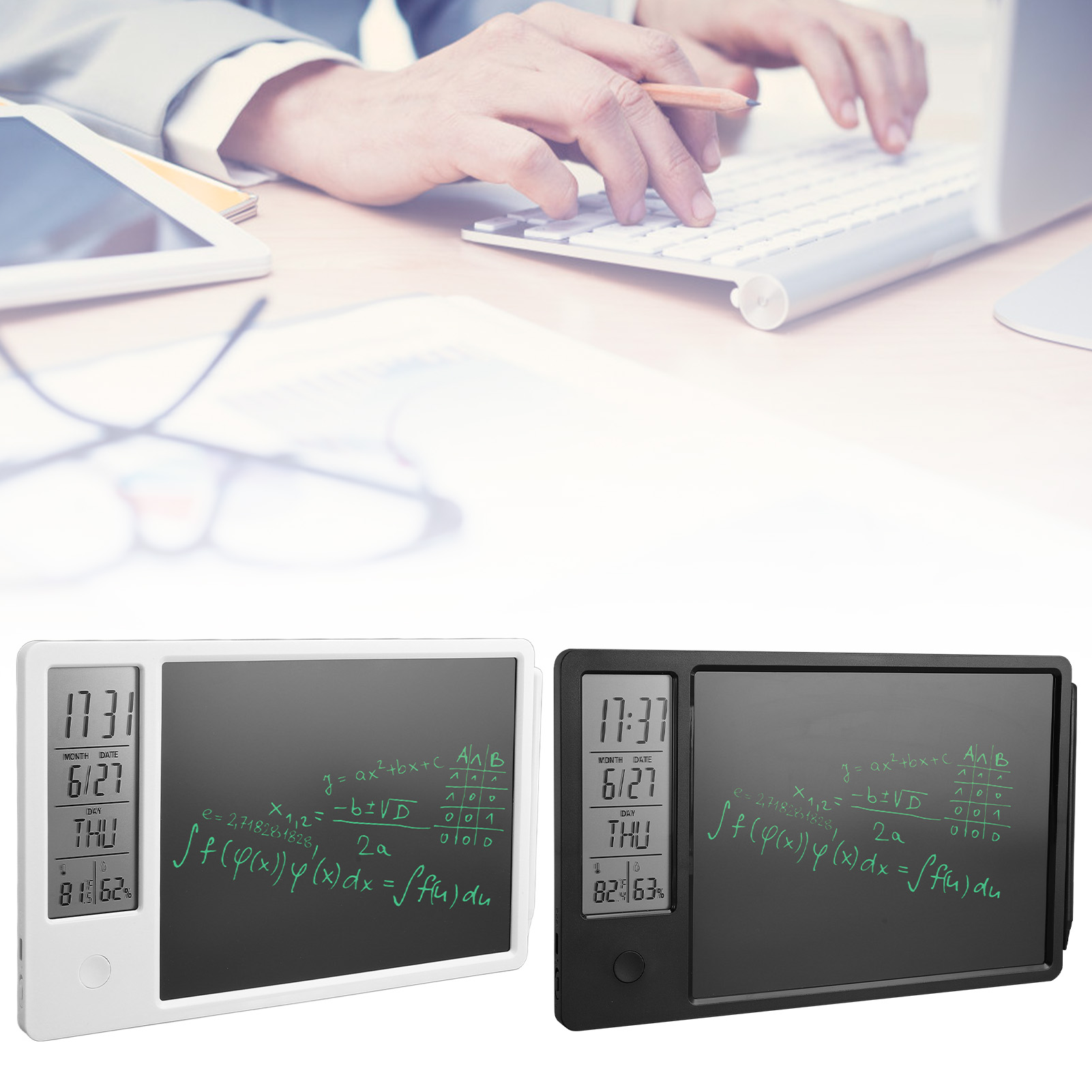 LCD Writing Tablet 10in Rechargeable Erasable Electronic Doodle Board With Di FY - Bild 25 von 30