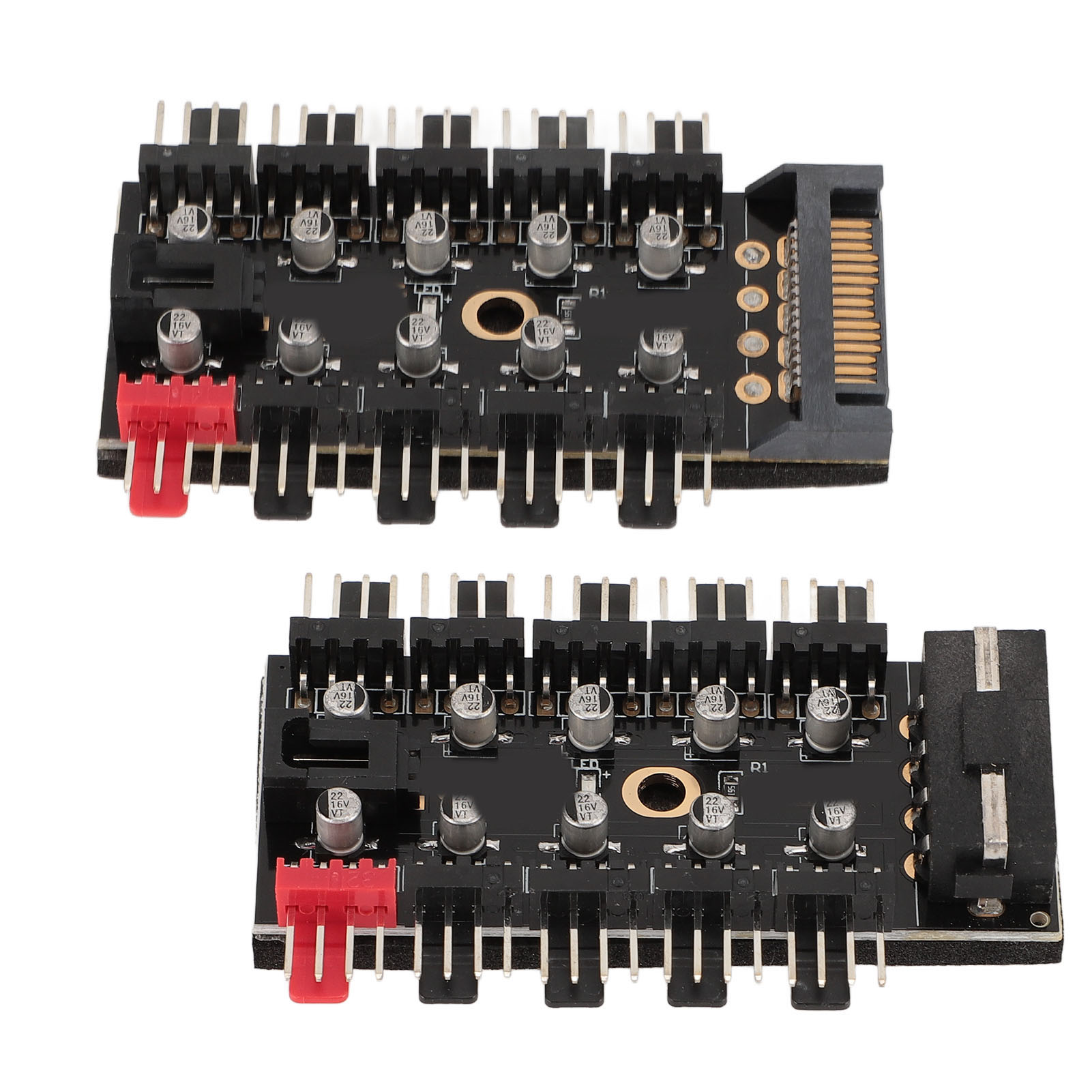 PC Chassis Fan Hub 10 Port 12V 4 Pin Fan CPU Cooling Fan PWM Hub For Computer CB - Afbeelding 26 van 29