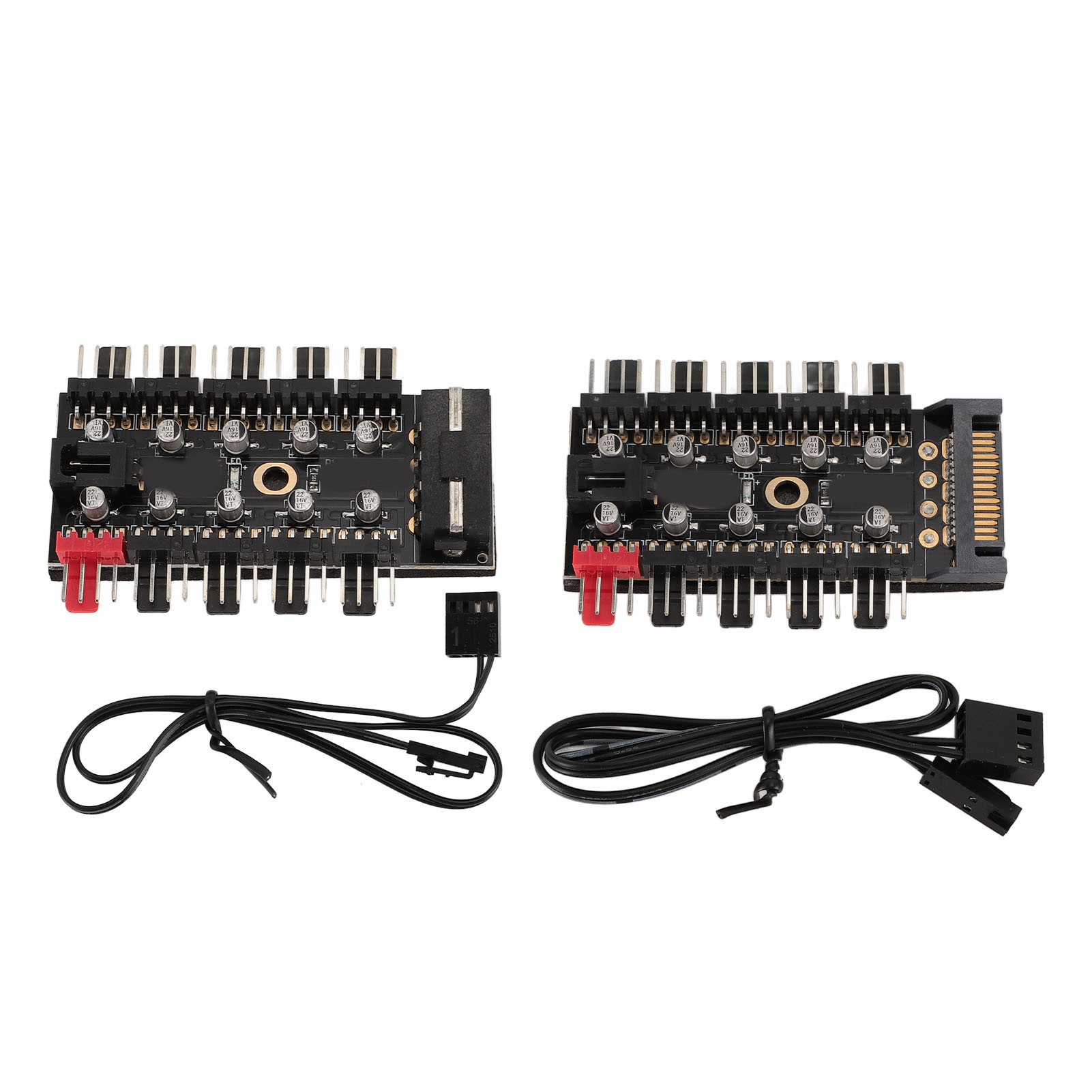 PC Chassis Fan Hub 10 Port 12V 4 Pin Fan CPU Cooling Fan PWM Hub For Computer CB - Afbeelding 24 van 29