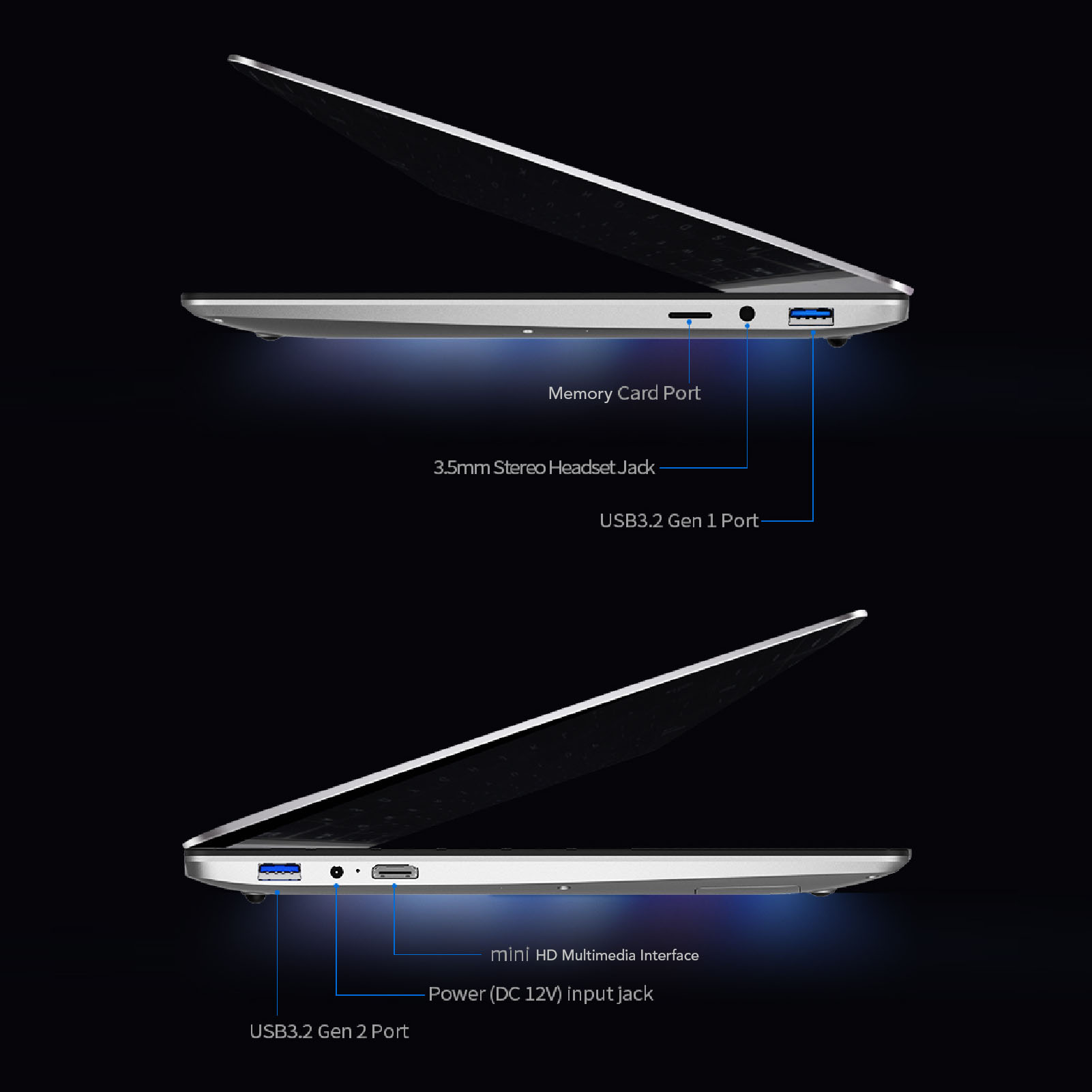 14.1in FHD Laptop Für Win 11 N5105 Prozessor Ultra Thin Lightweight Mini HD Neu - Picture 36 of 49