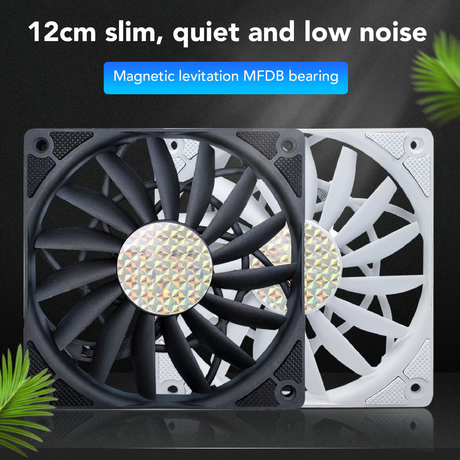 120mm 4pin PWM Case Fan MFDB Dynamic Pressure Bearing 500RPM To 1800RPM PC Co FY - Afbeelding 25 van 30