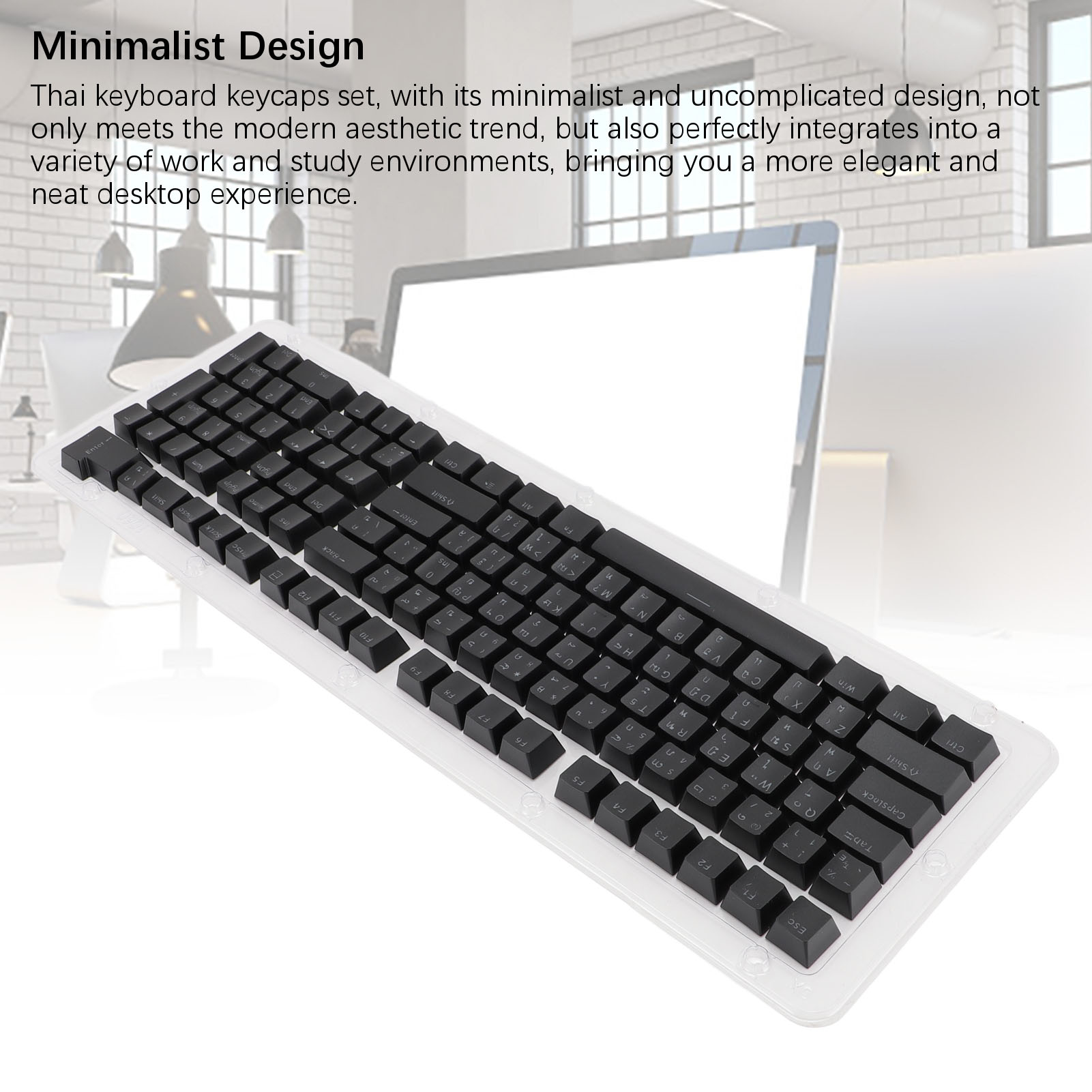 Thai Keyboard Keycaps 113 Keys Minimalist Mechanical Keyboard Keycaps For 6 - Picture 14 of 18