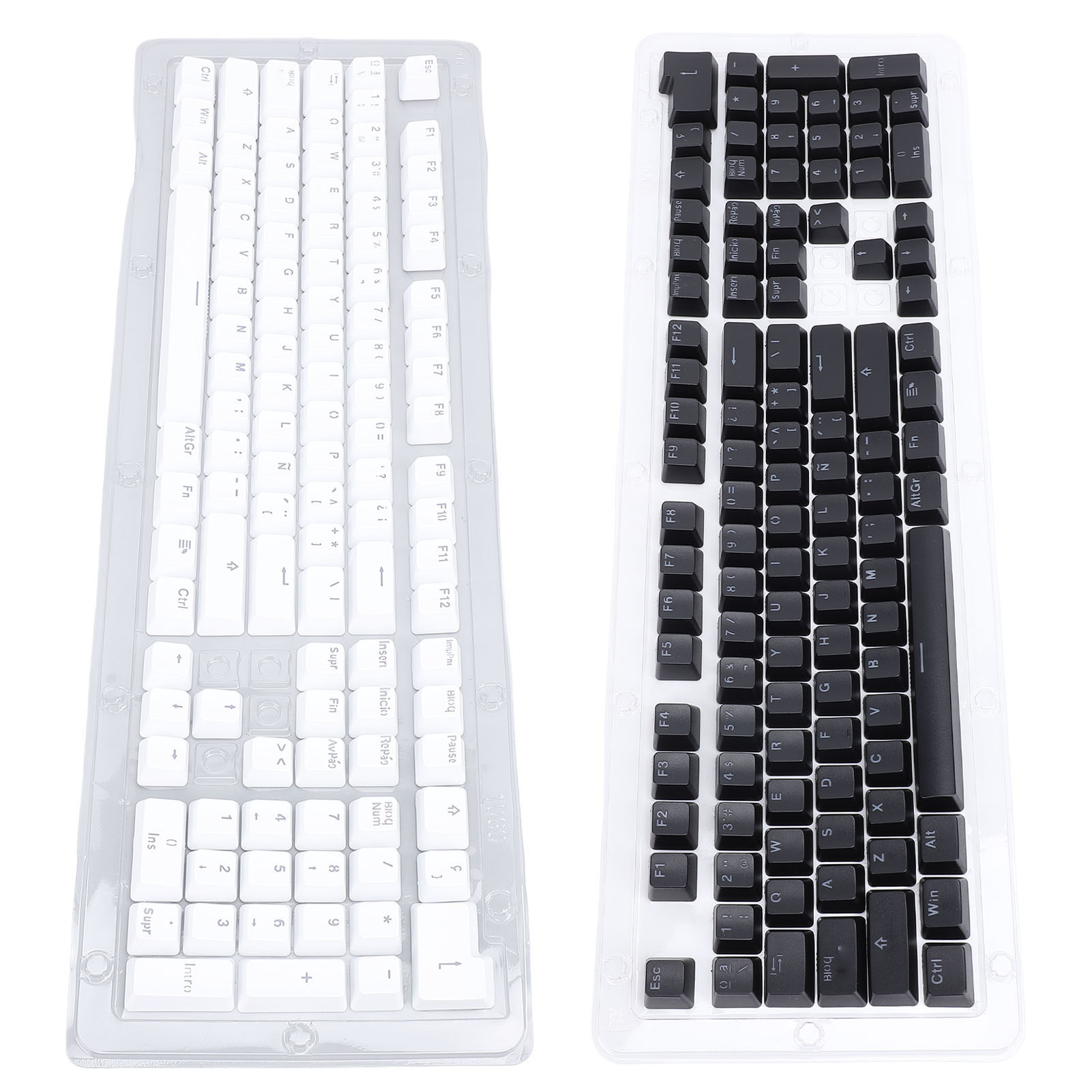 Spanish Keyboard Keycaps 108 Keys Minimalist Mechanical Keyboard Keycaps Fo Kit - Picture 13 of 18