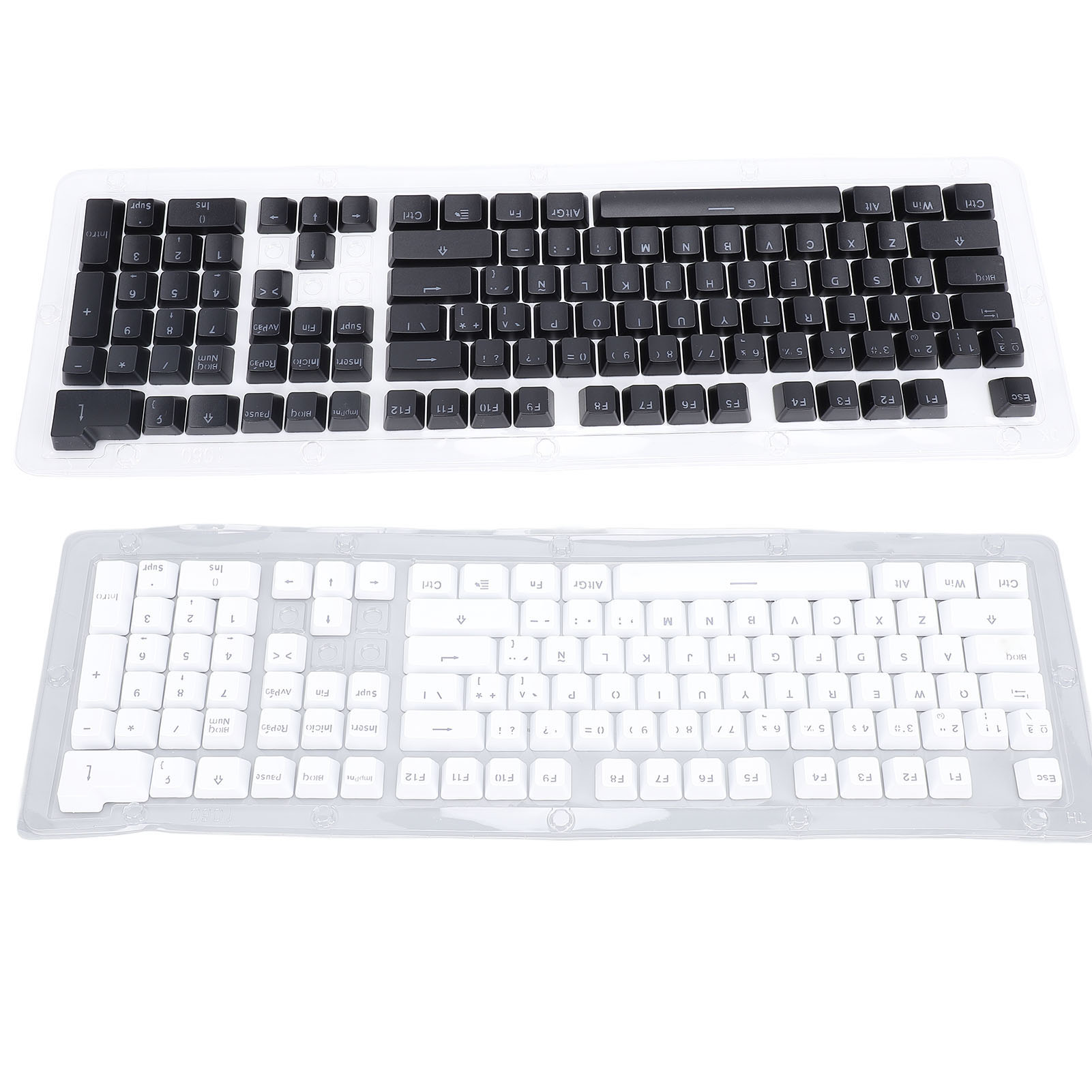 Spanish Keyboard Keycaps 108 Keys Minimalist Mechanical Keyboard Keycaps Fo Kit - Picture 17 of 18