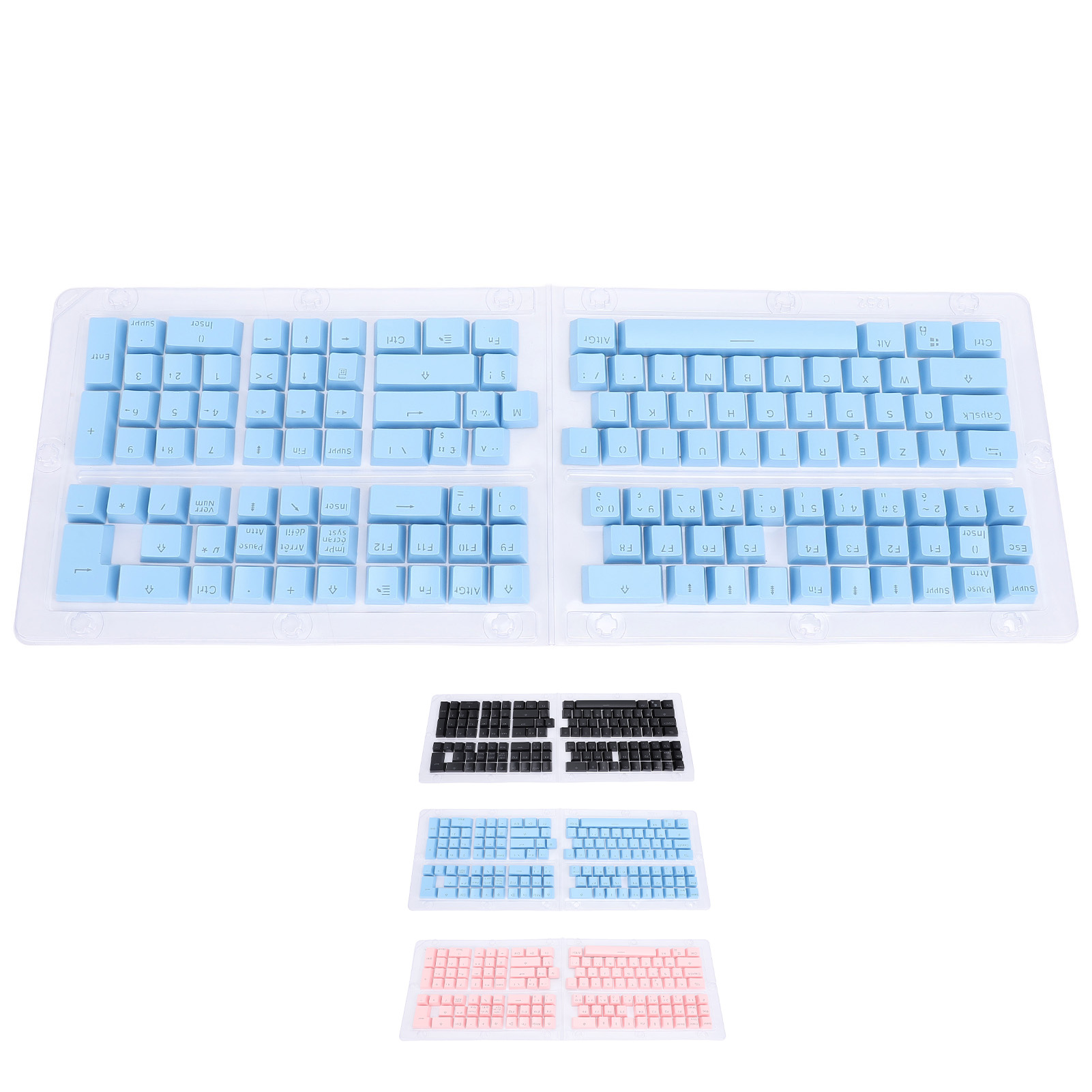 132 Keys French Keyboard Keycaps Minimalist Mechanical Keyboard Keycaps For Kit - Picture 17 of 21