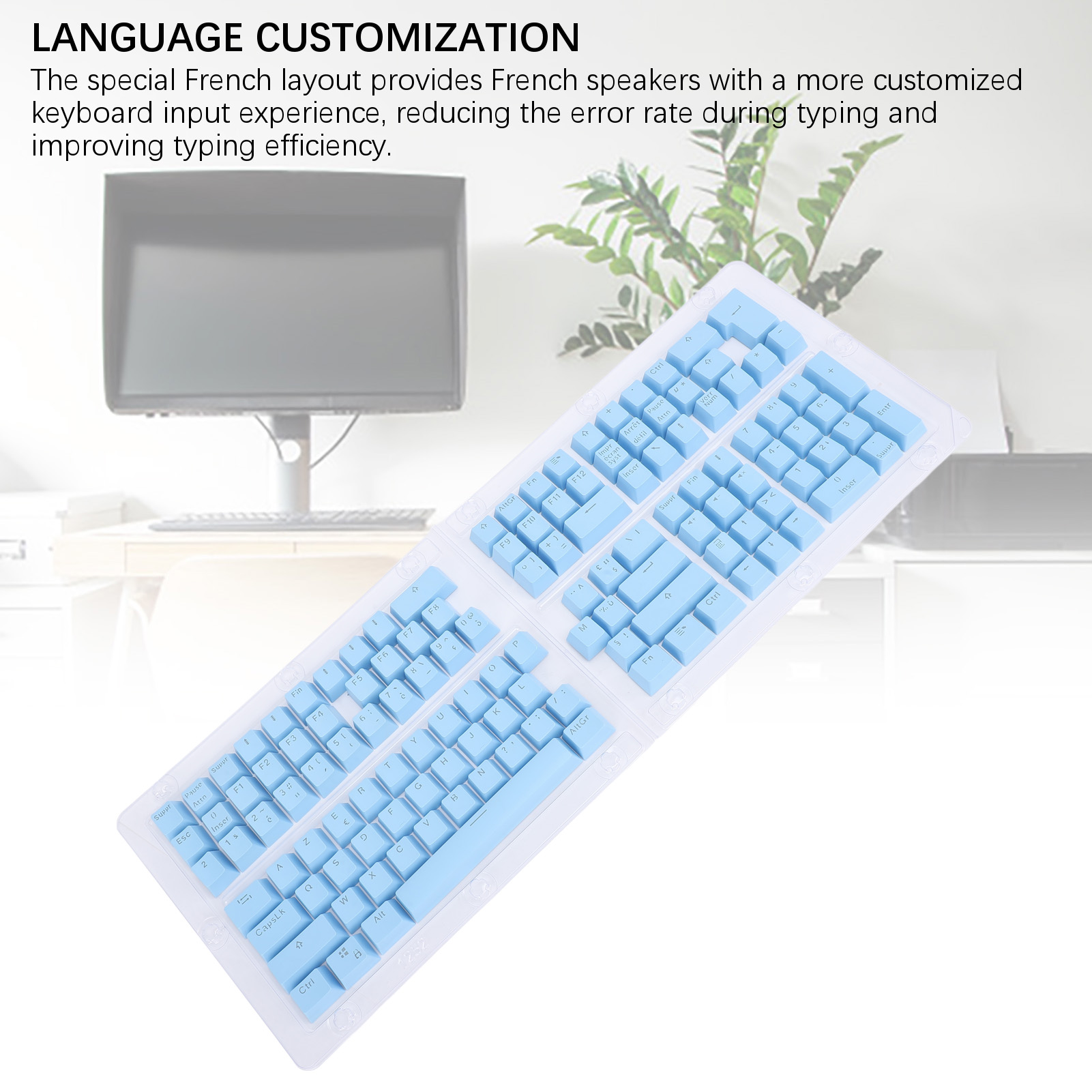 132 Keys French Keyboard Keycaps Minimalist Mechanical Keyboard Keycaps For Kit - Picture 14 of 21