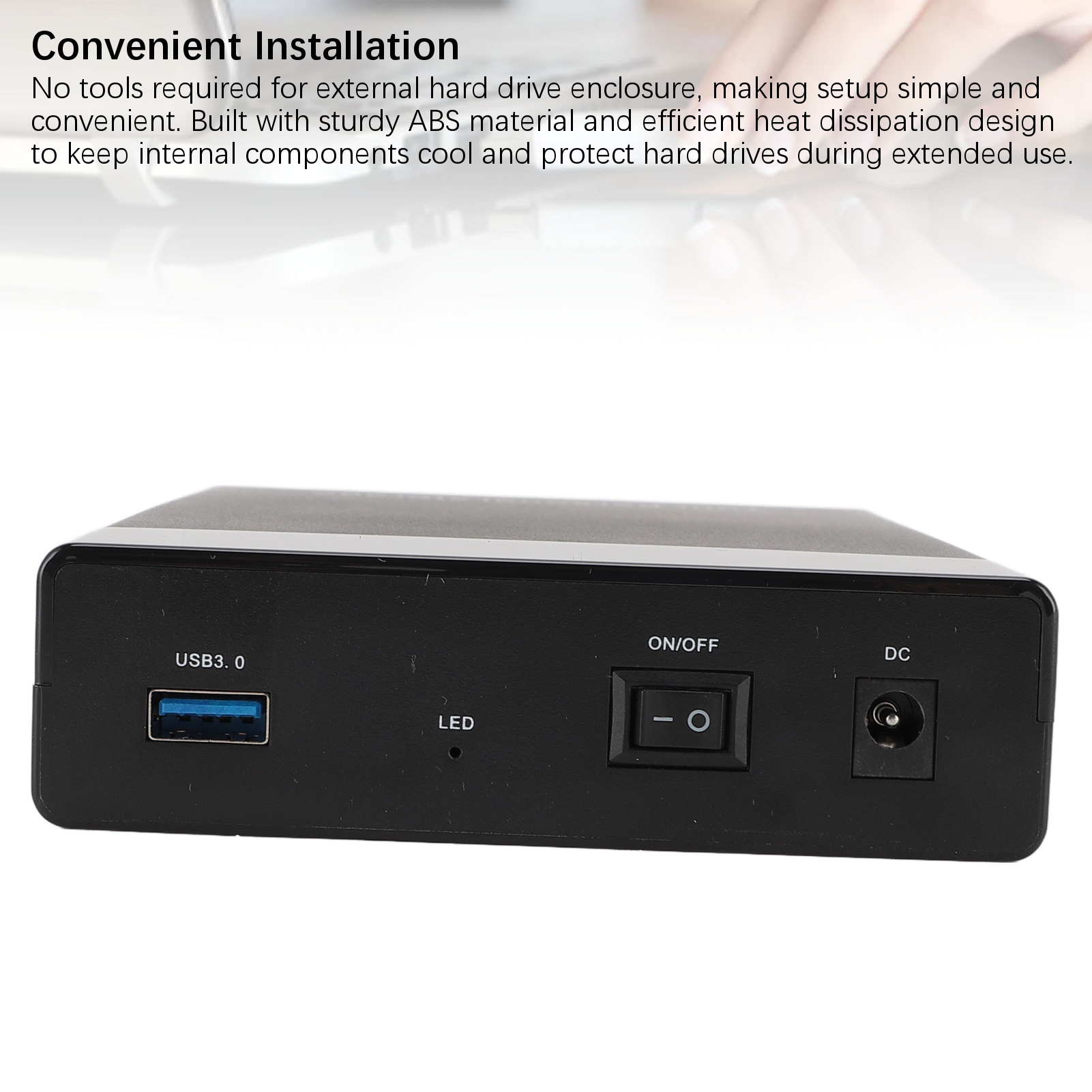 Festplattengehäuse 16TB 5Gbps USB3.0 Plug and Play Externe Festplatte En - Bild 29 von 30
