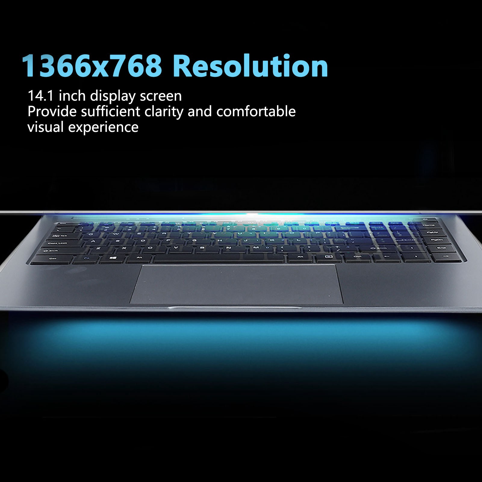 14.1in Laptop For Celeron N3350 CPU DDR3 6GB SSD 1TB LCD Anti Blue Light Ul - Picture 28 of 30
