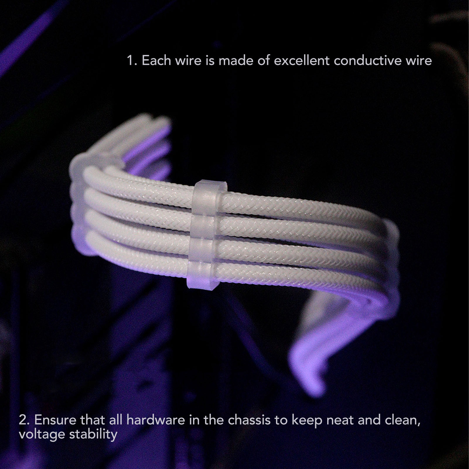 Computer Cable Extension 30cm Length Nylon Motherboard Graphics Card Ex FY - Afbeelding 26 van 28