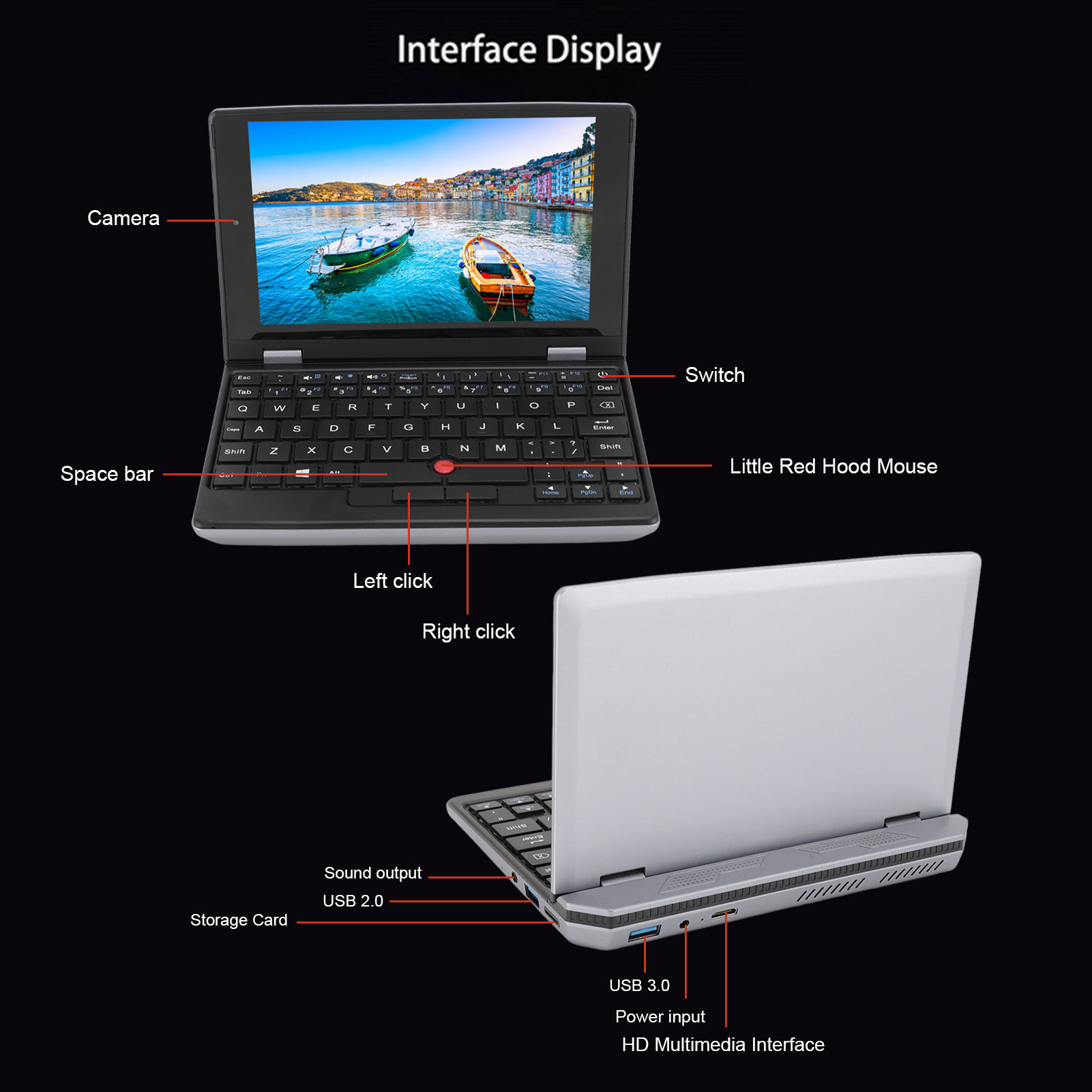 Notebook PC 2MP Front HD Camera 2.4G 5G Dual Band 2GB Plus 512GB SSD WIFI 7 - Picture 26 of 30